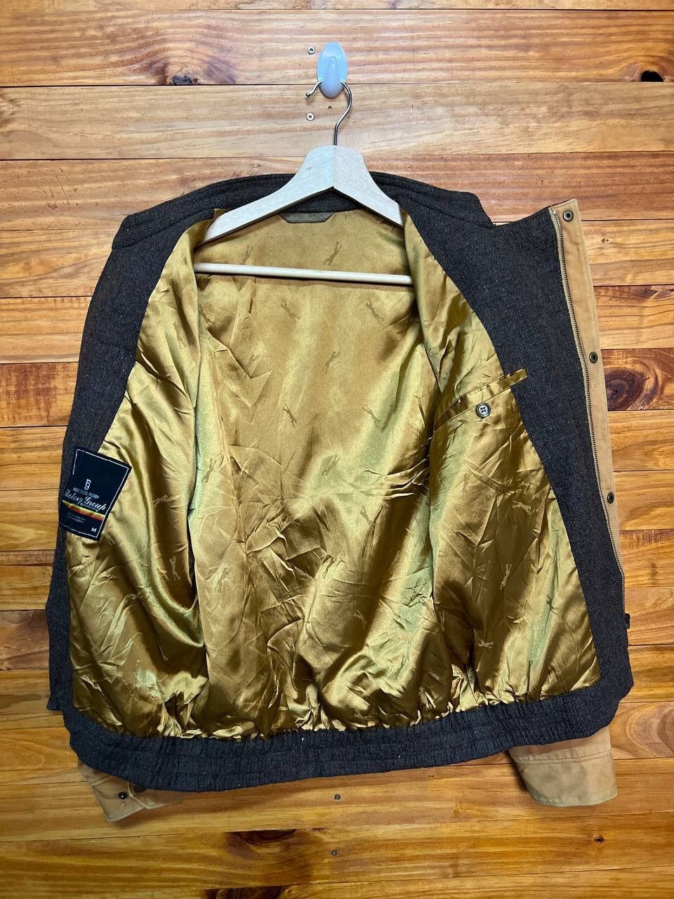 Japanese Brand ROTARY GROUP WOOL BOMBER STYLE JACKET Size US M / EU 48-50 / 2 - 11 Thumbnail