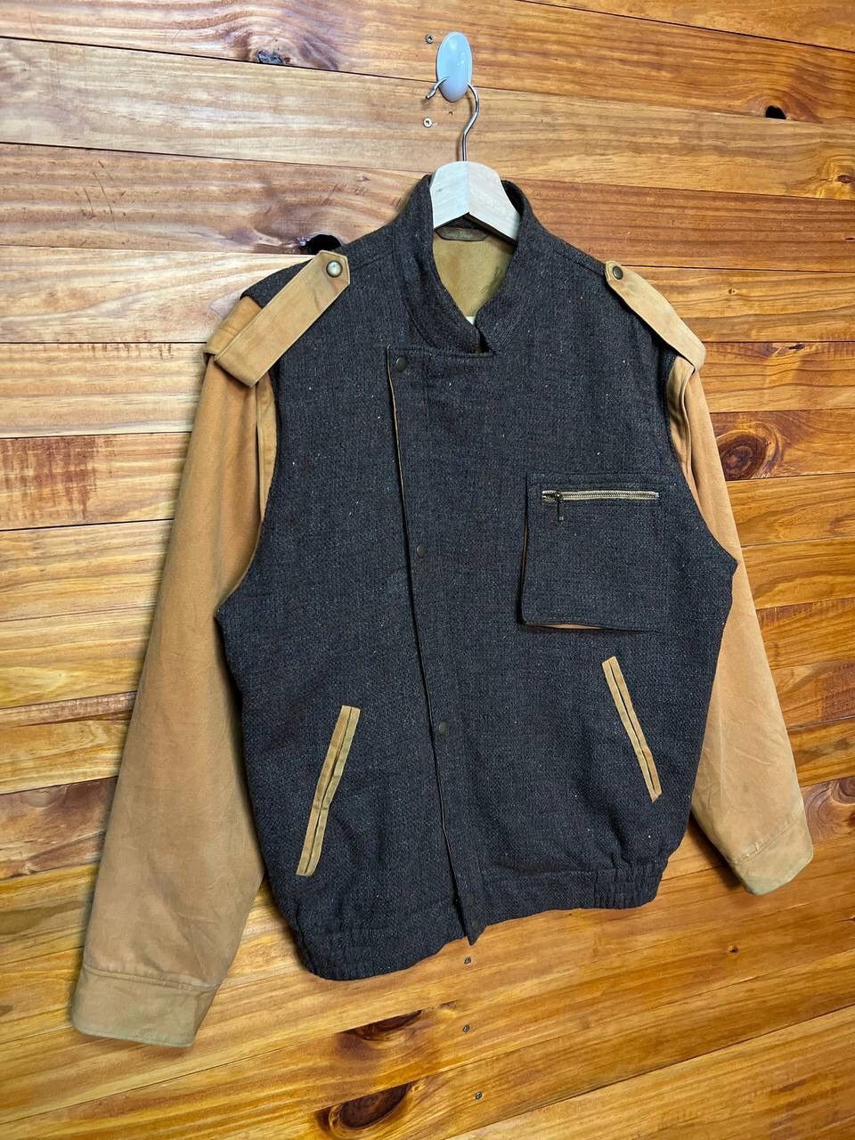 Japanese Brand ROTARY GROUP WOOL BOMBER STYLE JACKET Size US M / EU 48-50 / 2 - 2 Thumbnail