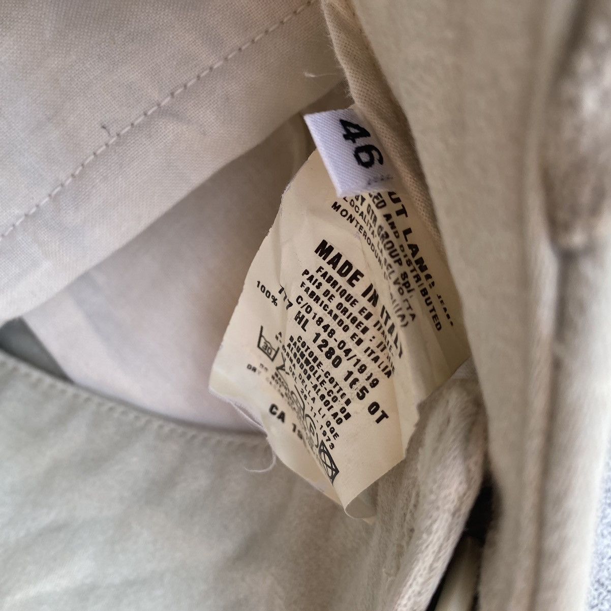 Helmut Lang Vintage Archive AW99 Moleskin Astro Biker Pants Size US 32 / EU 48 - 6 Thumbnail