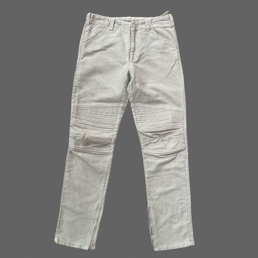 Helmut Lang Vintage Archive AW99 Moleskin Astro Biker Pants Size US 32 / EU 48 - 3 Thumbnail