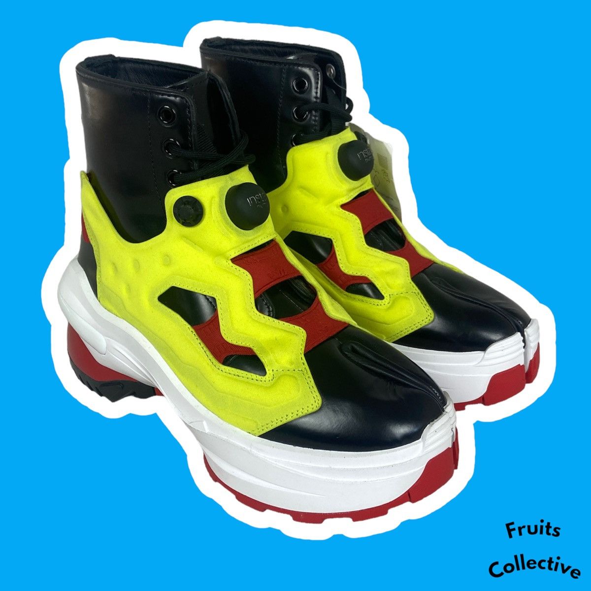 Maison Margiela X Reebok tabi instapump fury X2