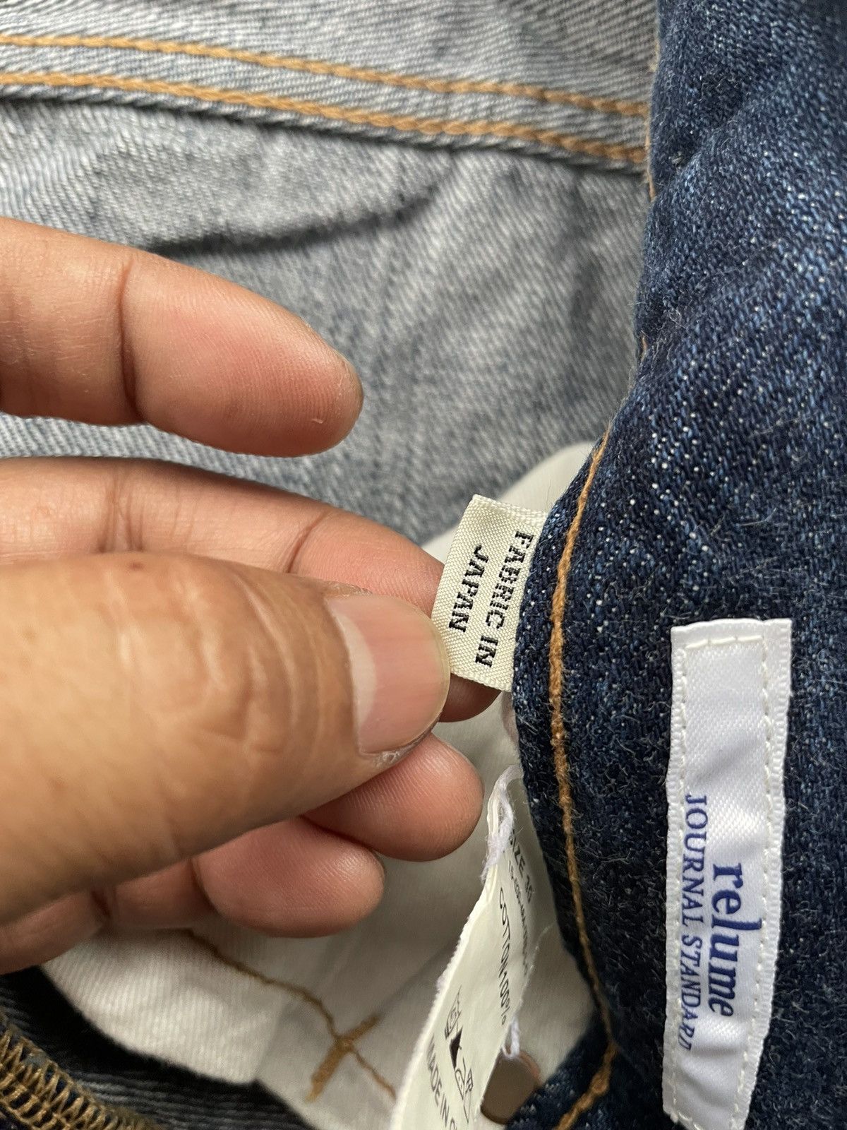 Japanese Brand Relume Journal Standard Redline Denim Size US 32 / EU 48 - 16 Thumbnail