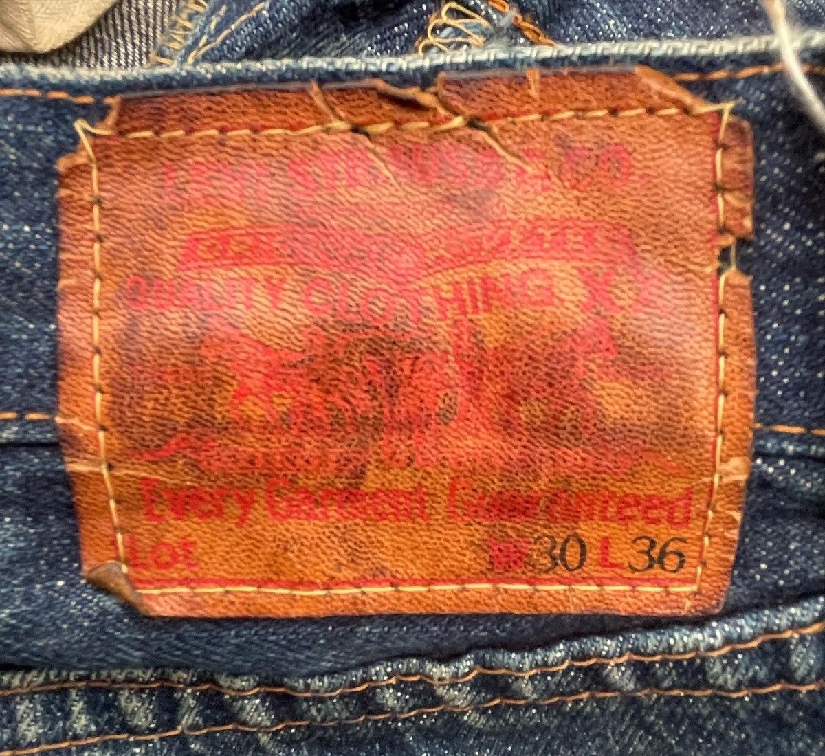 Vintage Levis 99 50s XX E Selvedge Aging Distressed