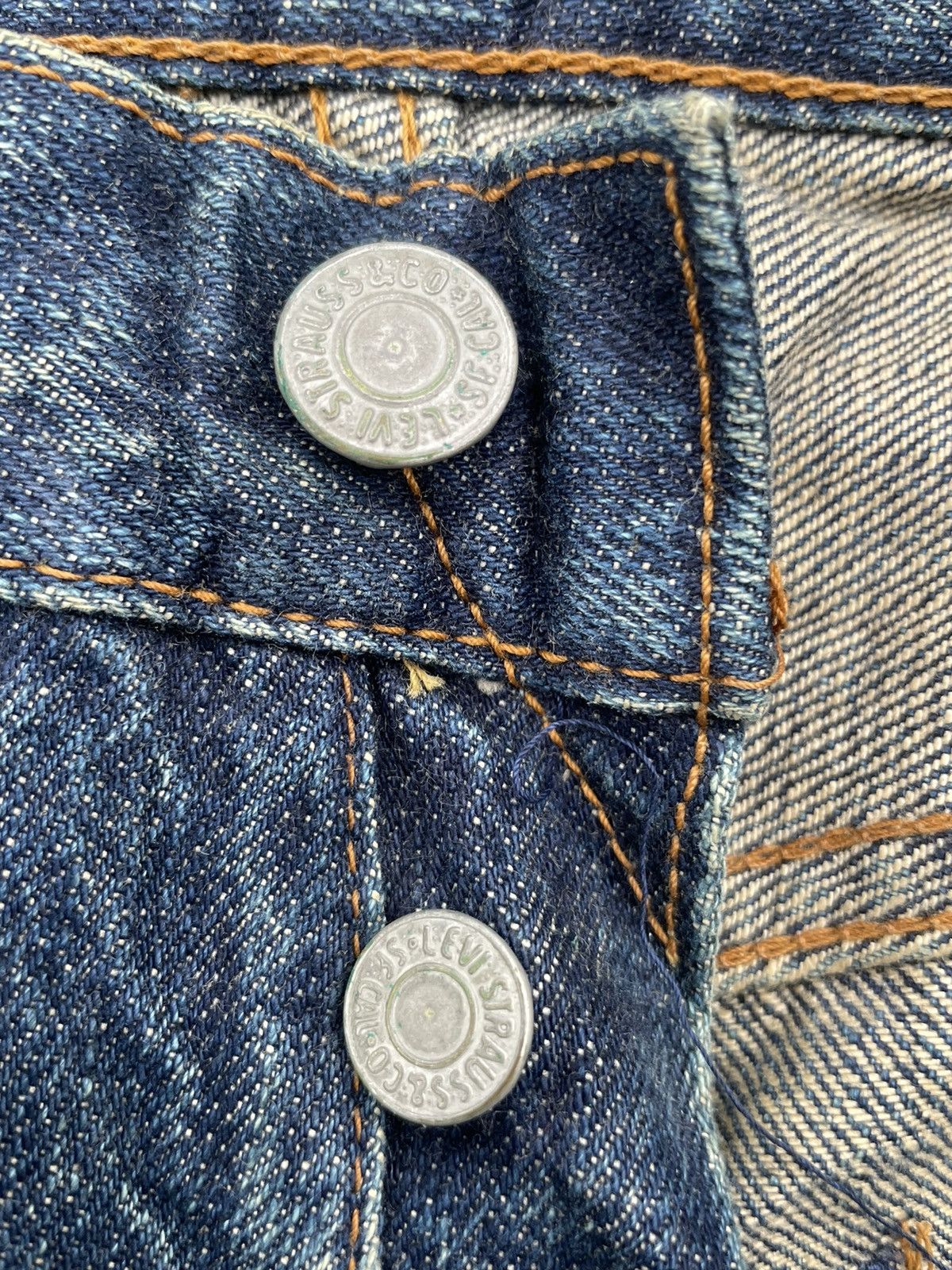 Vintage Levis 99 50s XX E Selvedge Aging Distressed