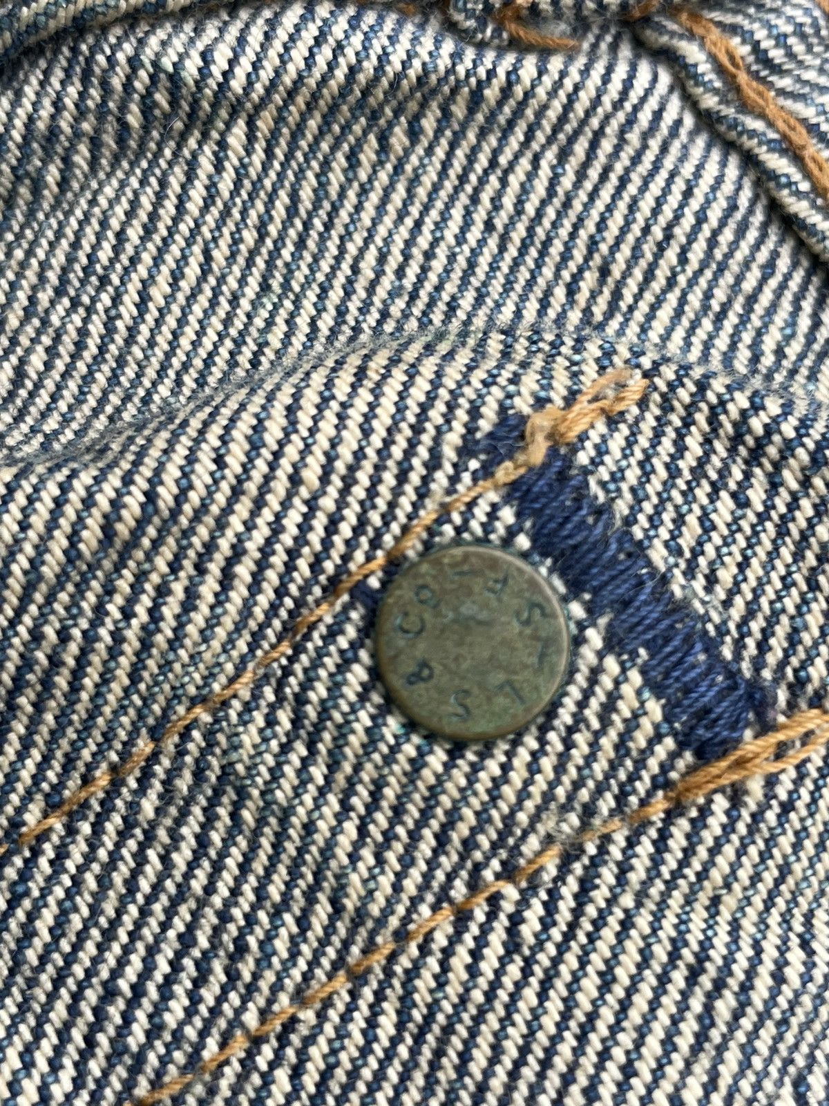 Vintage Levis 99 50s XX E Selvedge Aging Distressed