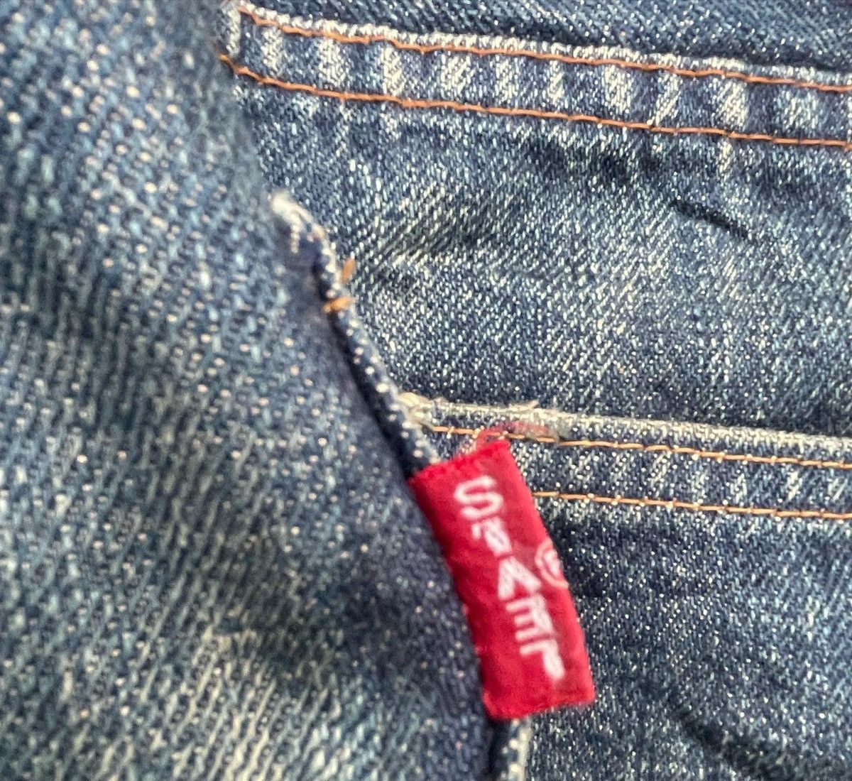 Vintage Levis 99 50s XX E Selvedge Aging Distressed