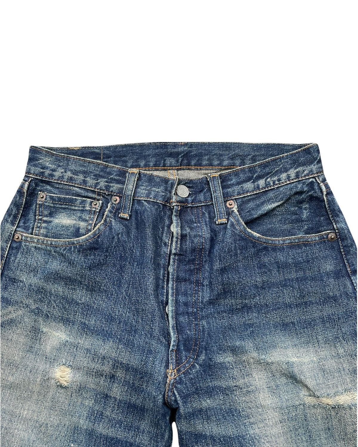 Vintage Levis 99 50s XX E Selvedge Aging Distressed