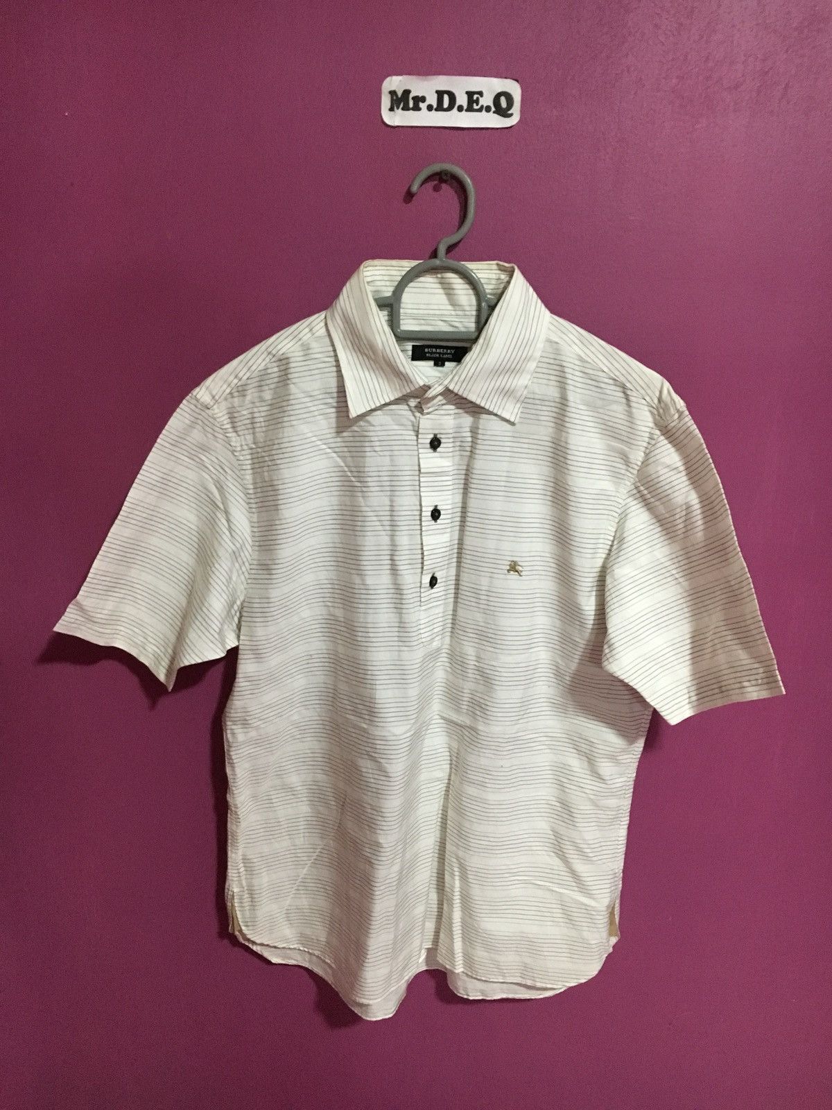 Burberry BURBERRY BLACK LABEL SHIRT BUTTON UP JAPAN Size US M / EU 48-50 / 2 - 1 Thumbnail