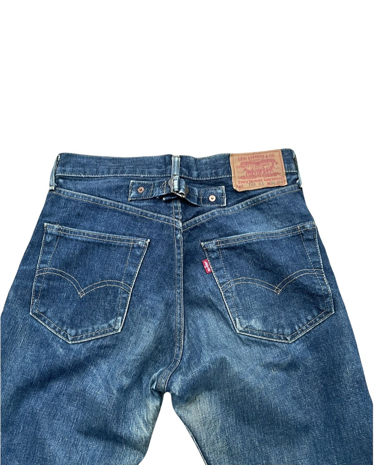 Levi's Vintage Levis 1992 701XX E 1950 Selvedge Denim Size US 30 / EU 46 - 13 Thumbnail