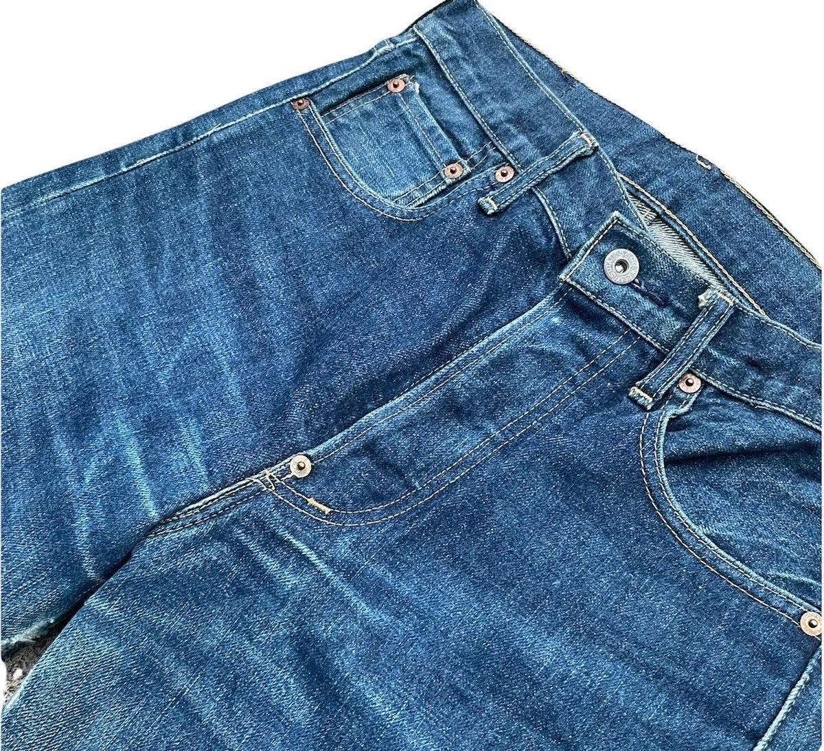 Levi's Vintage Levis 1992 701XX E 1950 Selvedge Denim Size US 30 / EU 46 - 3 Thumbnail