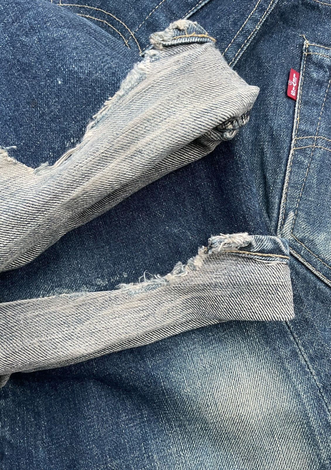 Levi's Vintage Levis 1992 701XX E 1950 Selvedge Denim Size US 30 / EU 46 - 25 Thumbnail