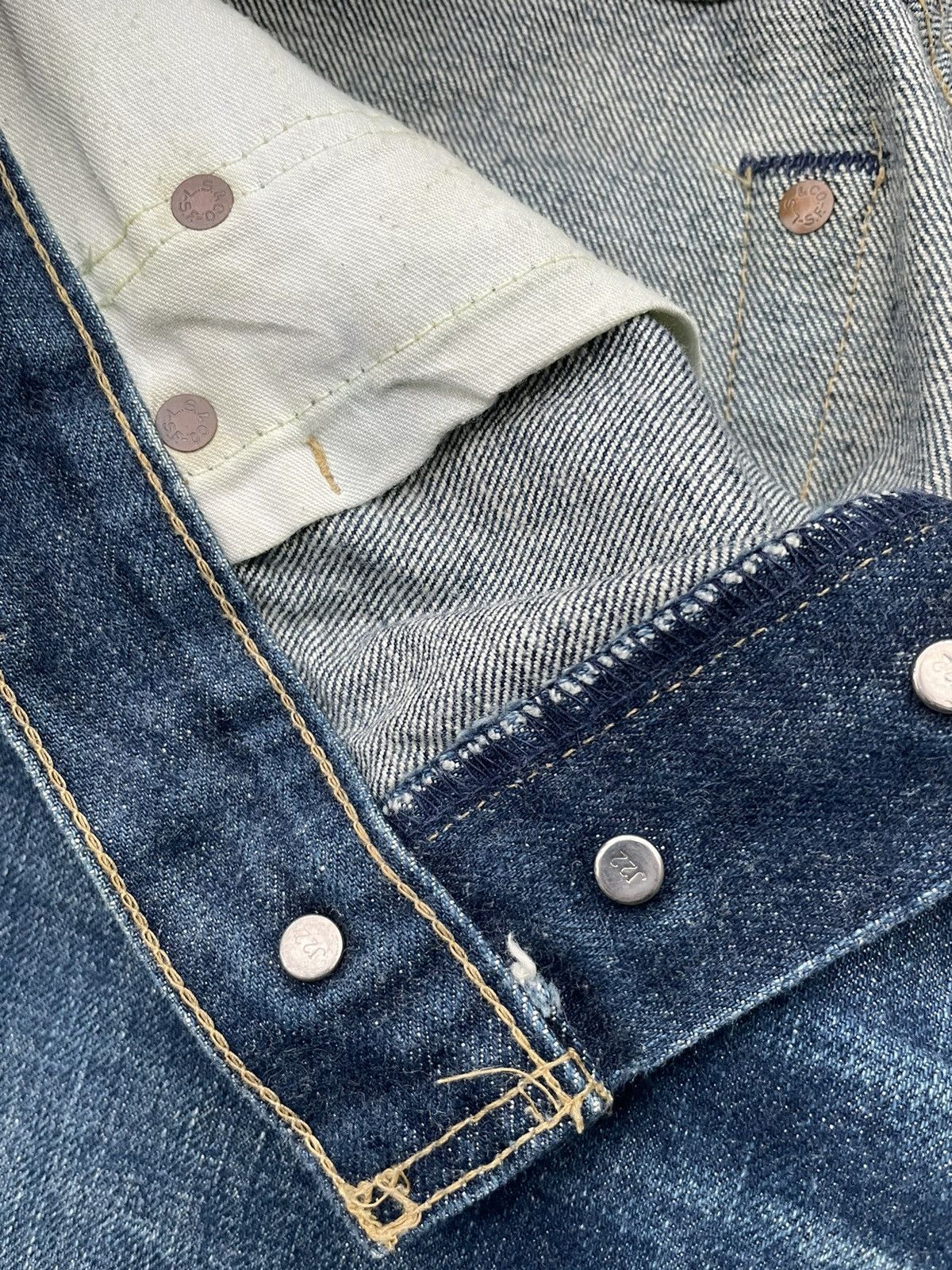 Levi's Vintage Levis 1992 701XX E 1950 Selvedge Denim Size US 30 / EU 46 - 20 Thumbnail