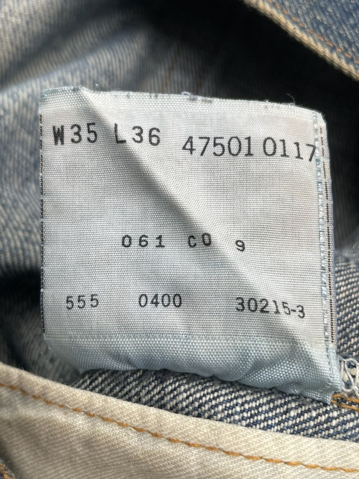 Levi's × Vintage Vintage Levi’s 2000 501XX E 1947 Selvedge Aging Denim Size US 32 / EU 48 - 16 Thumbnail