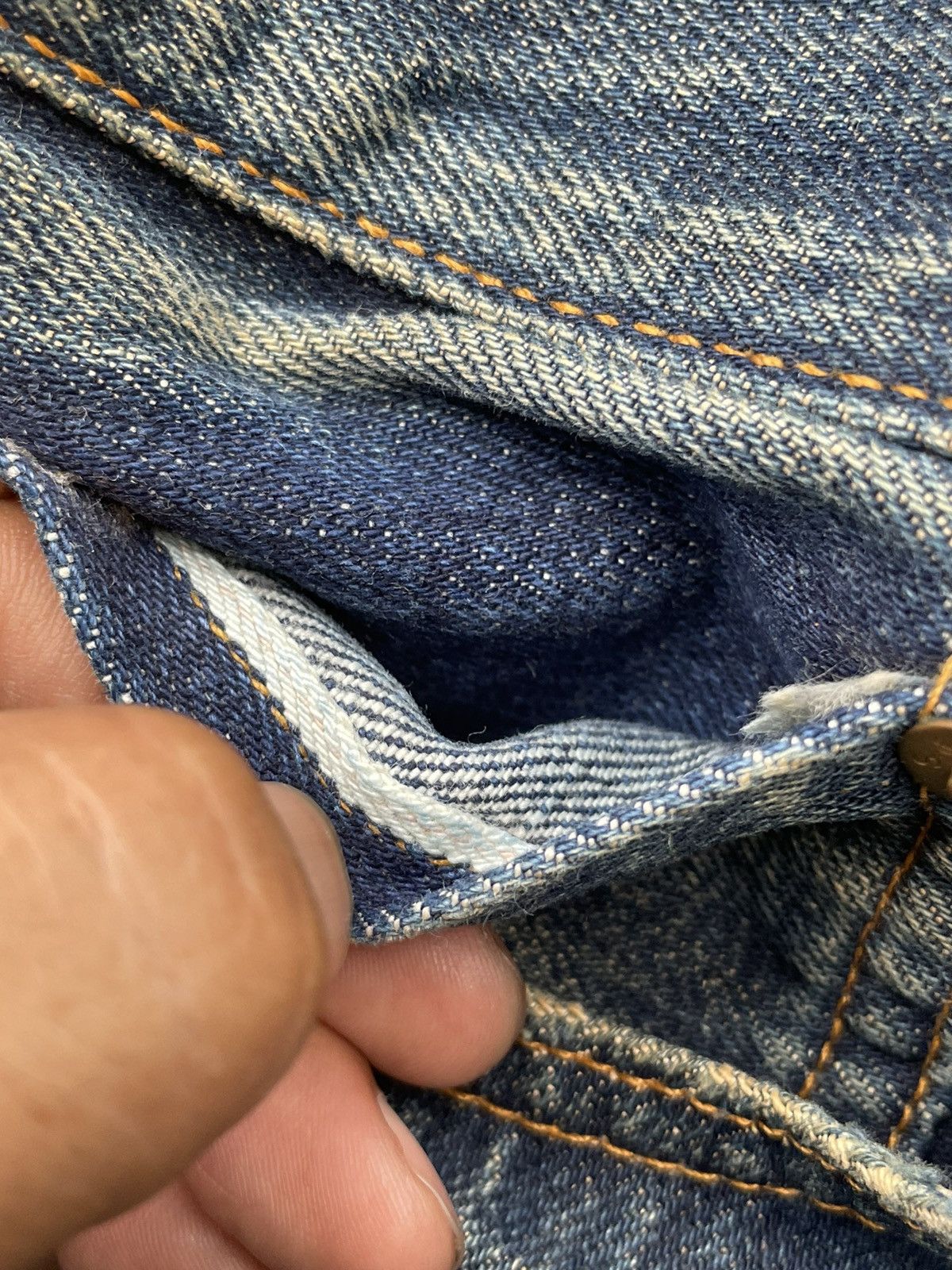 Levi's × Vintage Vintage Levi’s 2000 501XX E 1947 Selvedge Aging Denim Size US 32 / EU 48 - 20 Thumbnail