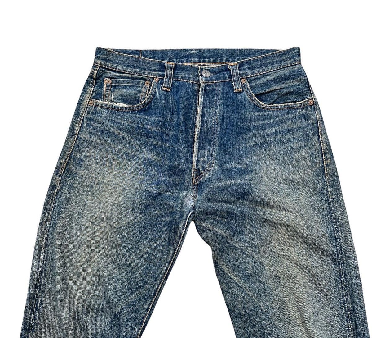 Levi's × Vintage Vintage Levi’s 2000 501XX E 1947 Selvedge Aging Denim Size US 32 / EU 48 - 3 Thumbnail