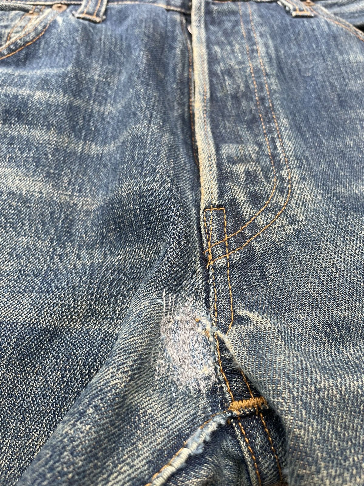 Levi's × Vintage Vintage Levi’s 2000 501XX E 1947 Selvedge Aging Denim Size US 32 / EU 48 - 22 Thumbnail