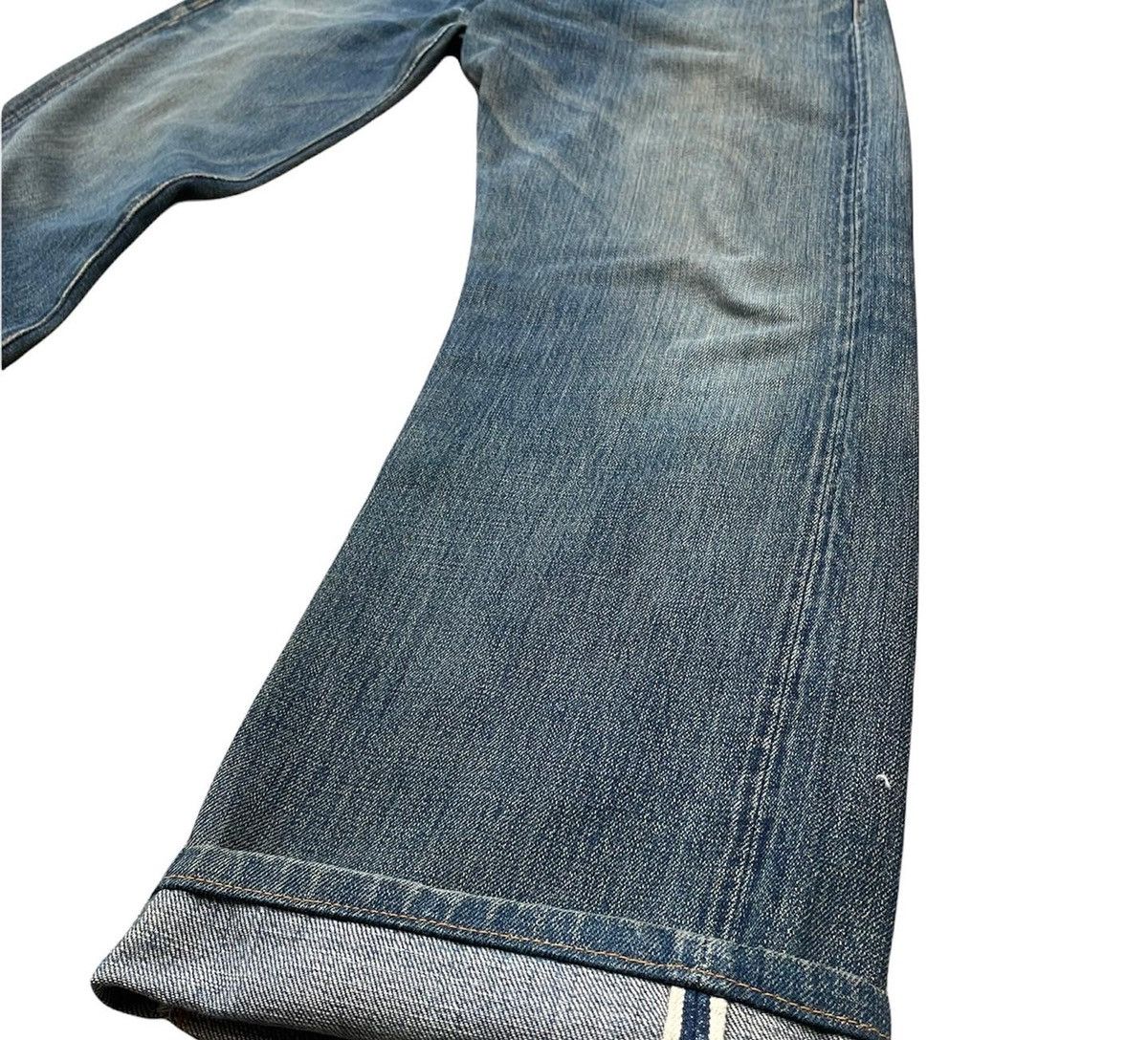 Levi's × Vintage Vintage Levi’s 2000 501XX E 1947 Selvedge Aging Denim Size US 32 / EU 48 - 2 Thumbnail