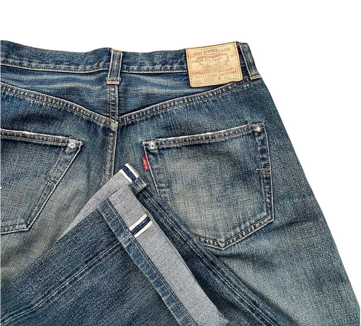 Levi's × Vintage Vintage Levi’s 2000 501XX E 1947 Selvedge Aging Denim Size US 32 / EU 48 - 6 Thumbnail