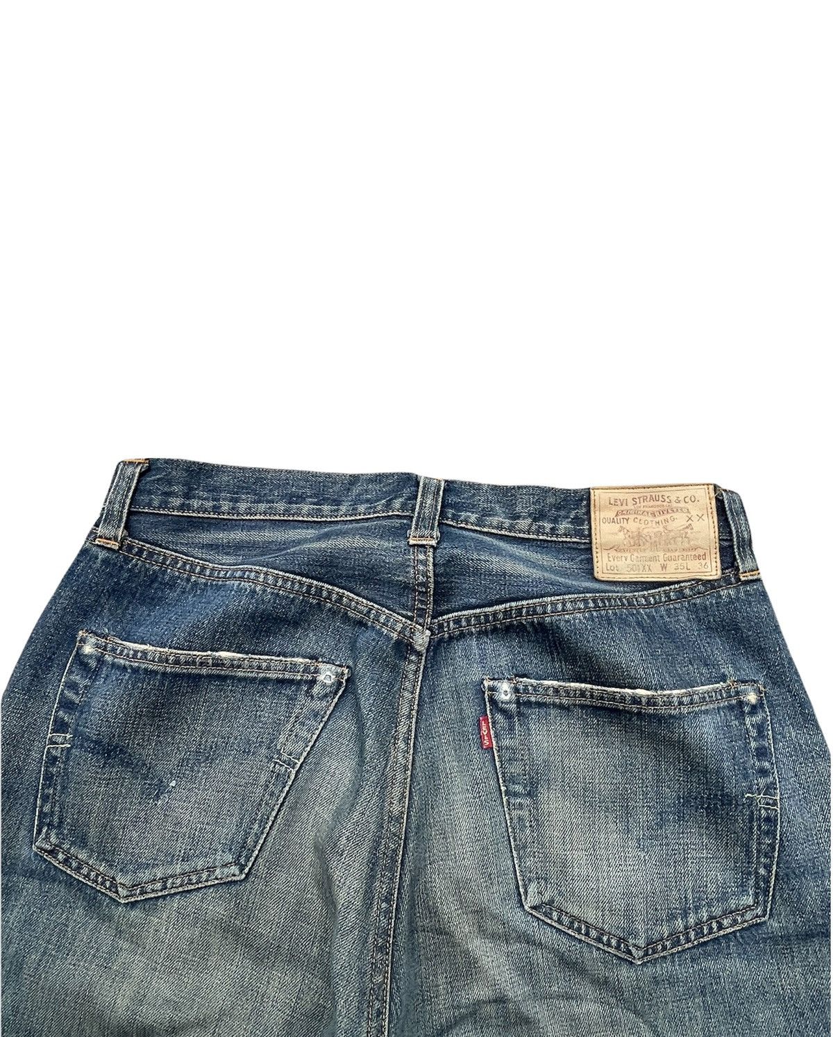 Levi's × Vintage Vintage Levi’s 2000 501XX E 1947 Selvedge Aging Denim Size US 32 / EU 48 - 14 Thumbnail