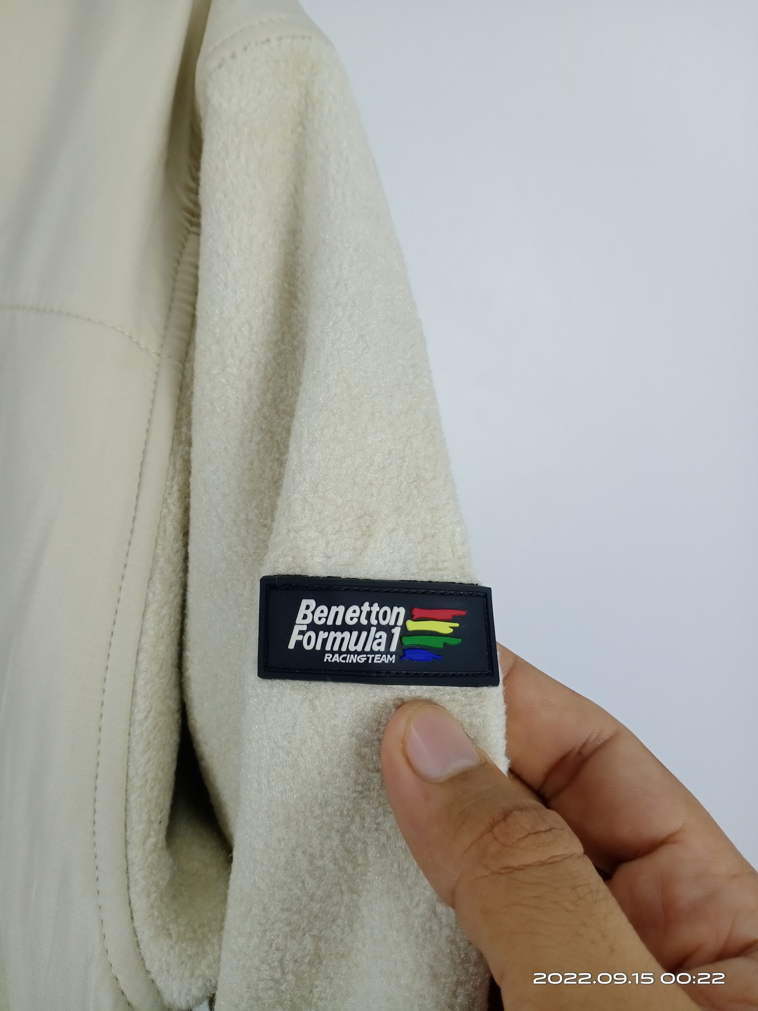 Other Vintage Benetton Formula 1 Fleece Deep Pile Zipper Jacket Size US L / EU 52-54 / 3 - 4 Thumbnail