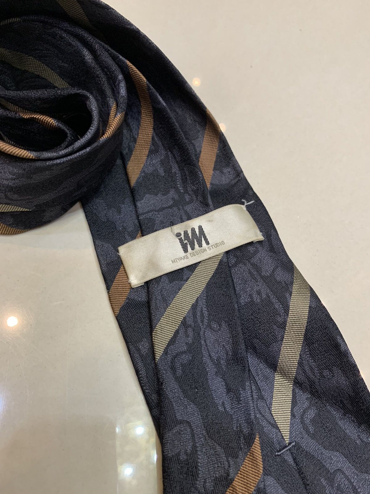 Issey Miyake × Vintage VINTAGE ISSEY MIYAKE NECK TIE Size ONE SIZE - 3 Thumbnail