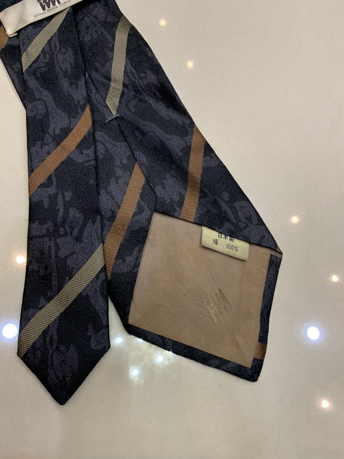 Issey Miyake × Vintage VINTAGE ISSEY MIYAKE NECK TIE Size ONE SIZE - 4 Thumbnail