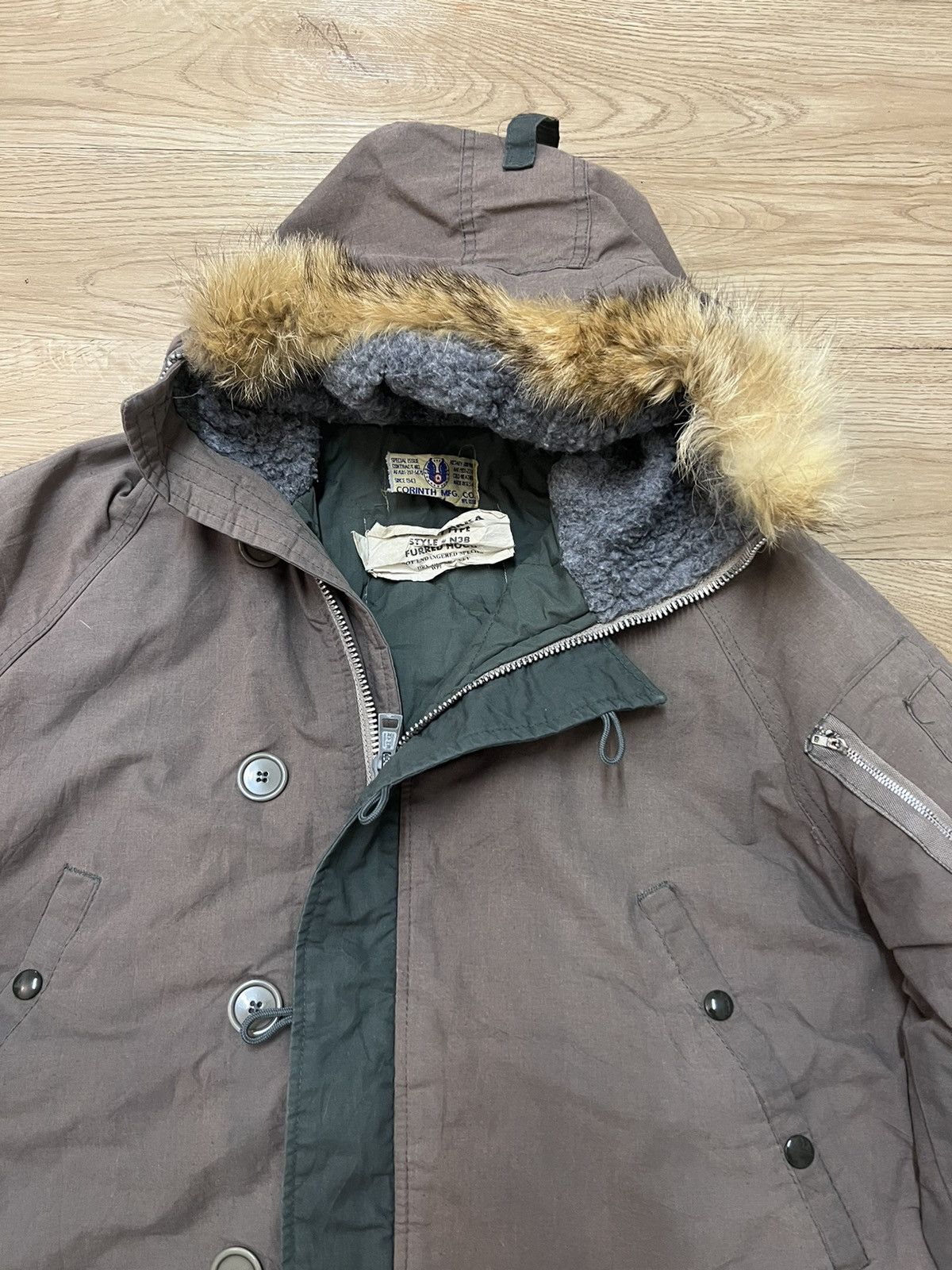 Vintage Corinth MFG Arctic Parka Furred Hood USA - Heavy Coats