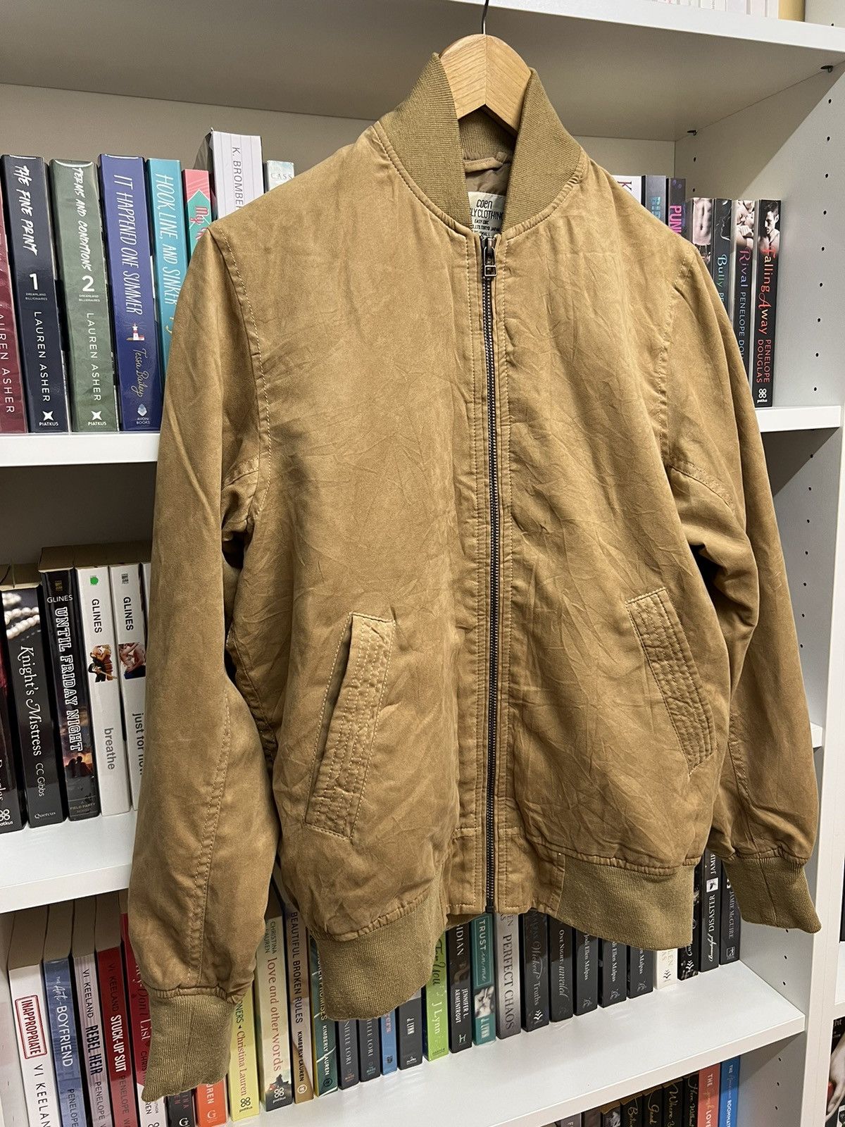 Japanese Brand COEN Tokyo Co Suede Bomber Jacket Size US S / EU 44-46 / 1 - 3 Thumbnail