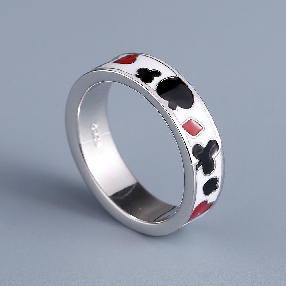Jewelry Handmade Enamel Ring Peach Heart Ring Size ONE SIZE - 5 Thumbnail