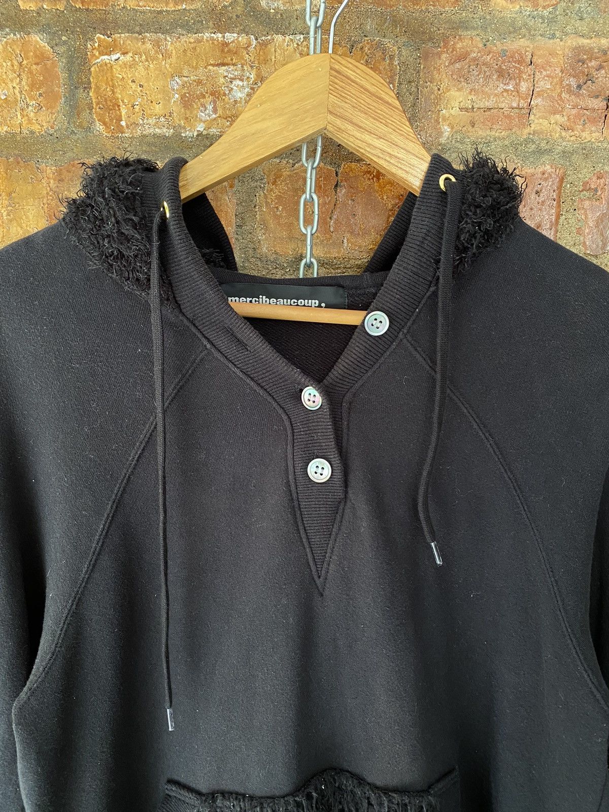 Issey Miyake × Ne-Net × mercibeaucoup Mercibeaucoup bono hoodie fringe fur Size M / US 6-8 / IT 42-44 - 5 Thumbnail