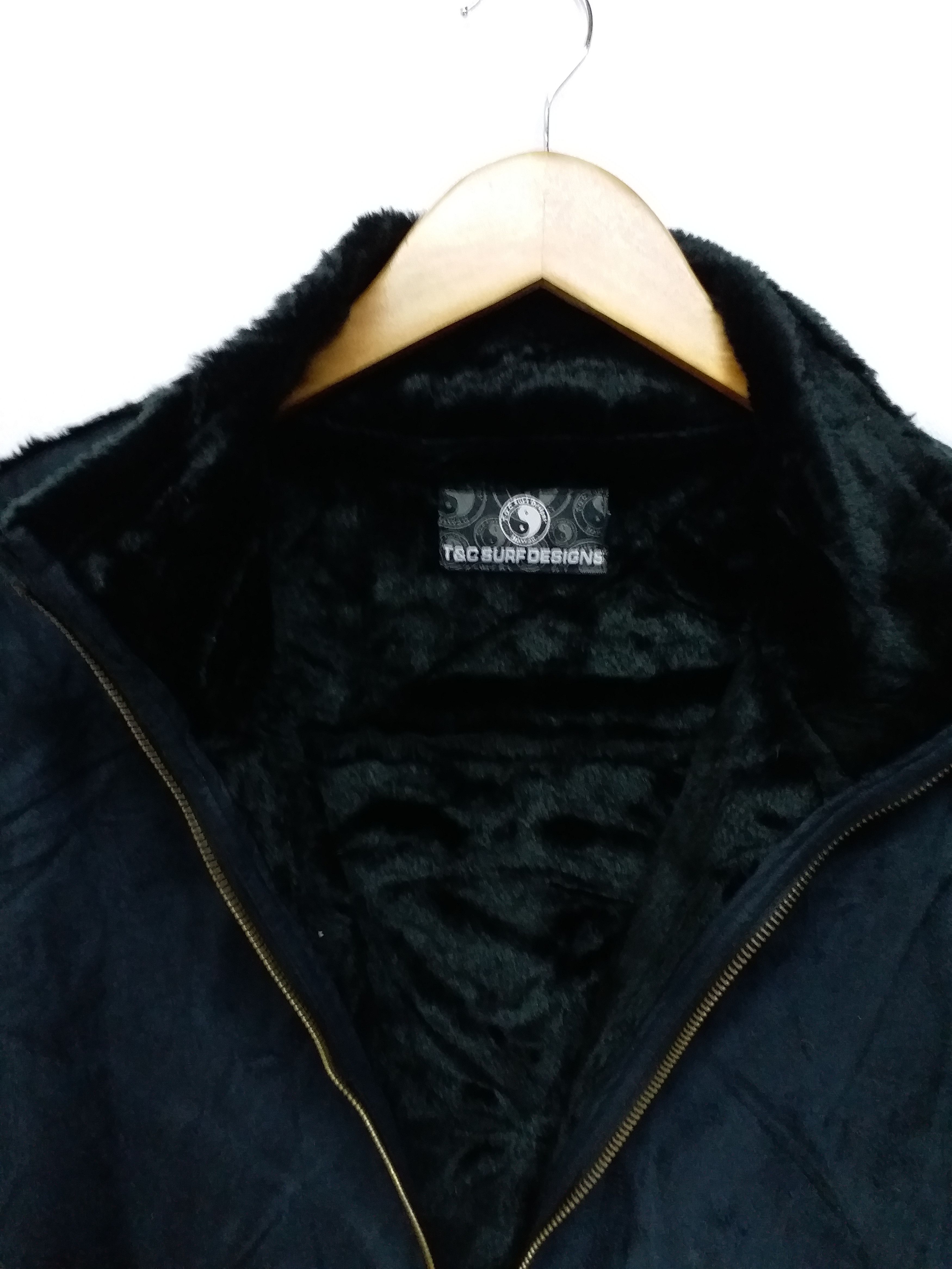 Japanese Brand 🔥Shearling Jacket Warmer by Town & Country Surf Designs Size US L / EU 52-54 / 3 - 3 Thumbnail
