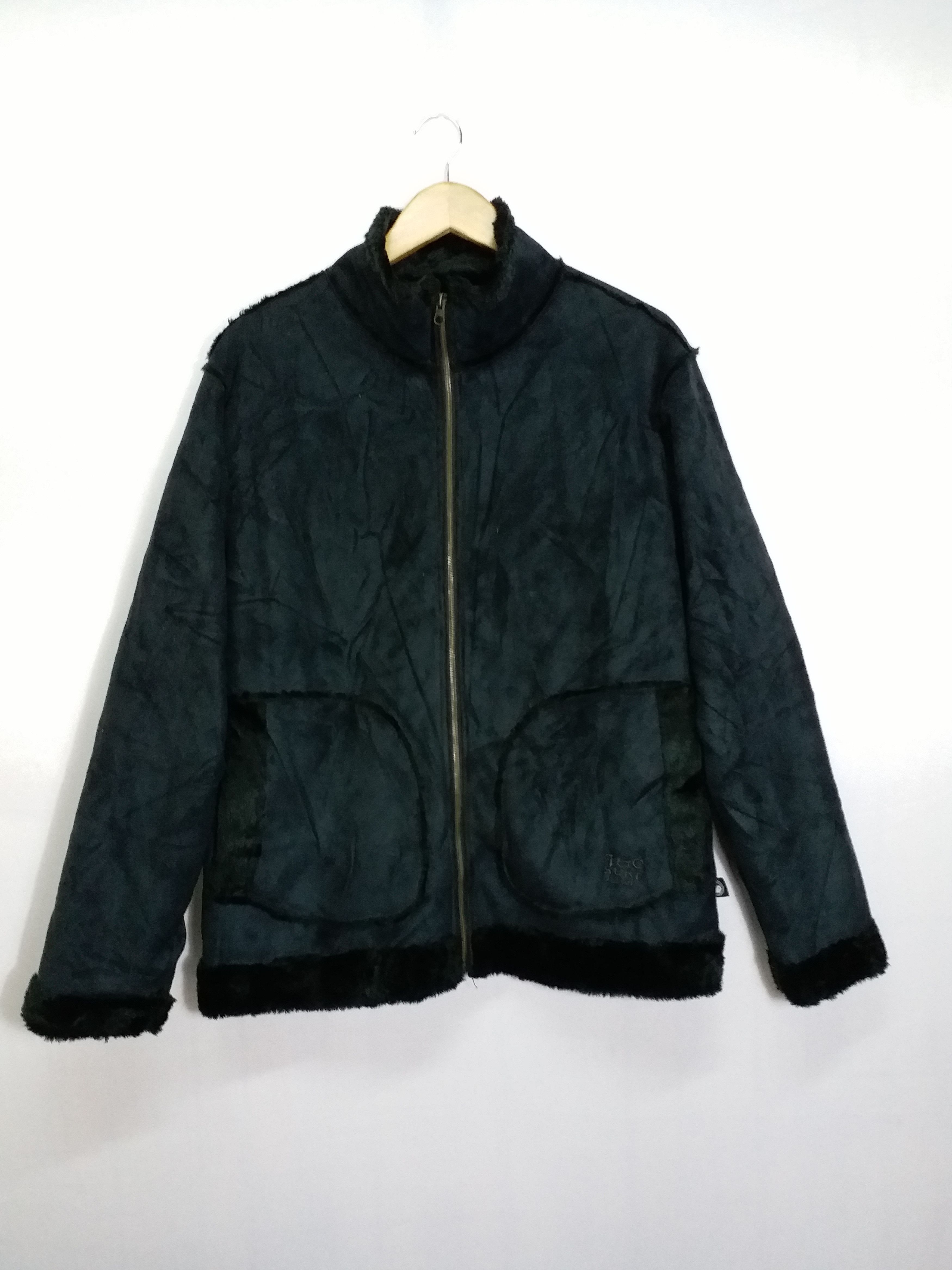 Japanese Brand 🔥Shearling Jacket Warmer by Town & Country Surf Designs Size US L / EU 52-54 / 3 - 1 Thumbnail