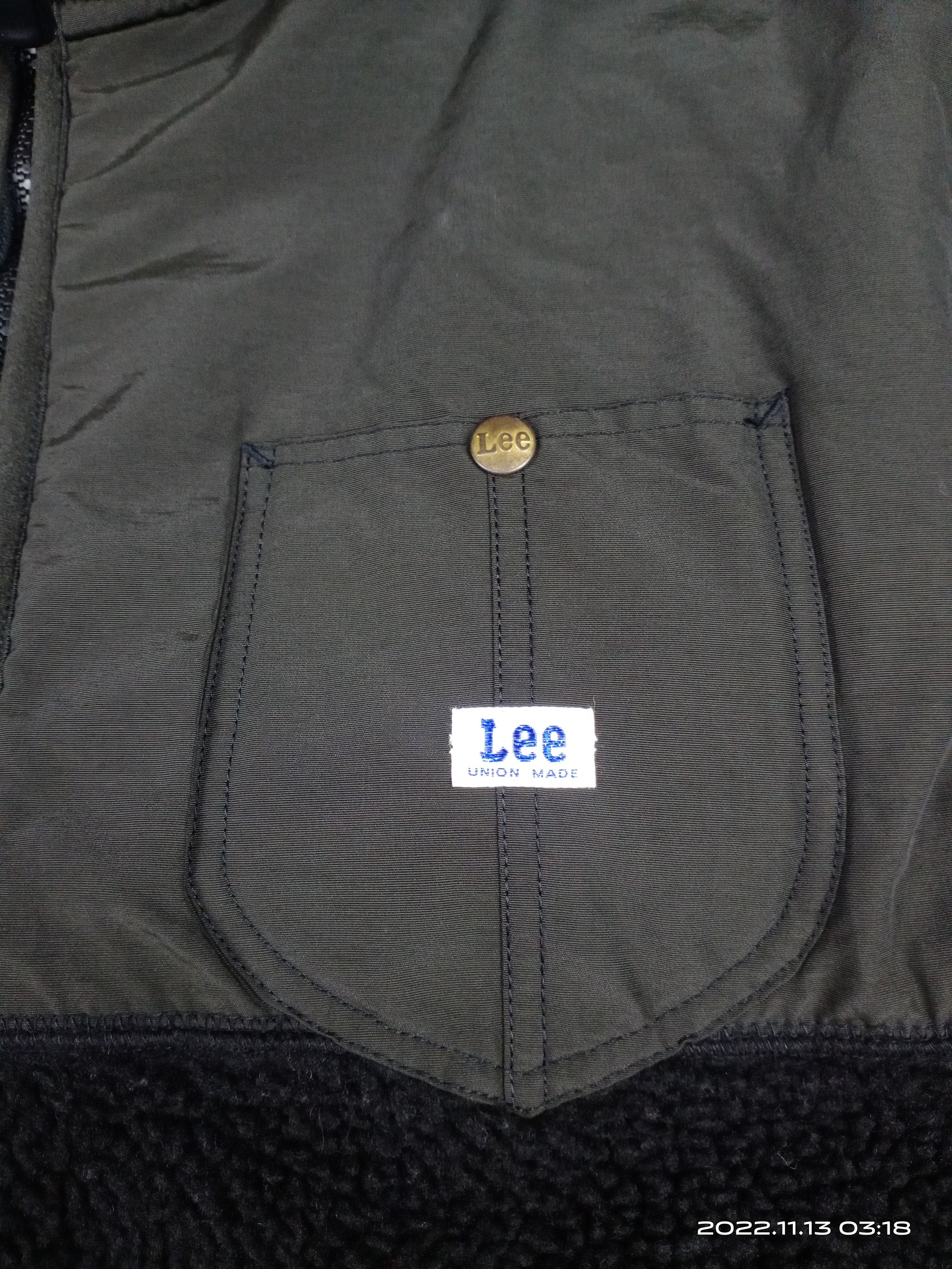 Lee × Vintage 💥RARE💥Vintage Lee Union Made Fleece Deep Pile Long Jacket Size US M / EU 48-50 / 2 - 5 Thumbnail