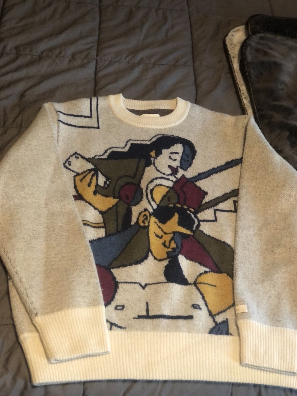 Aime Leon Dore Molina Tape Up Sweater Size US L / EU 52-54 / 3 - 6 Thumbnail