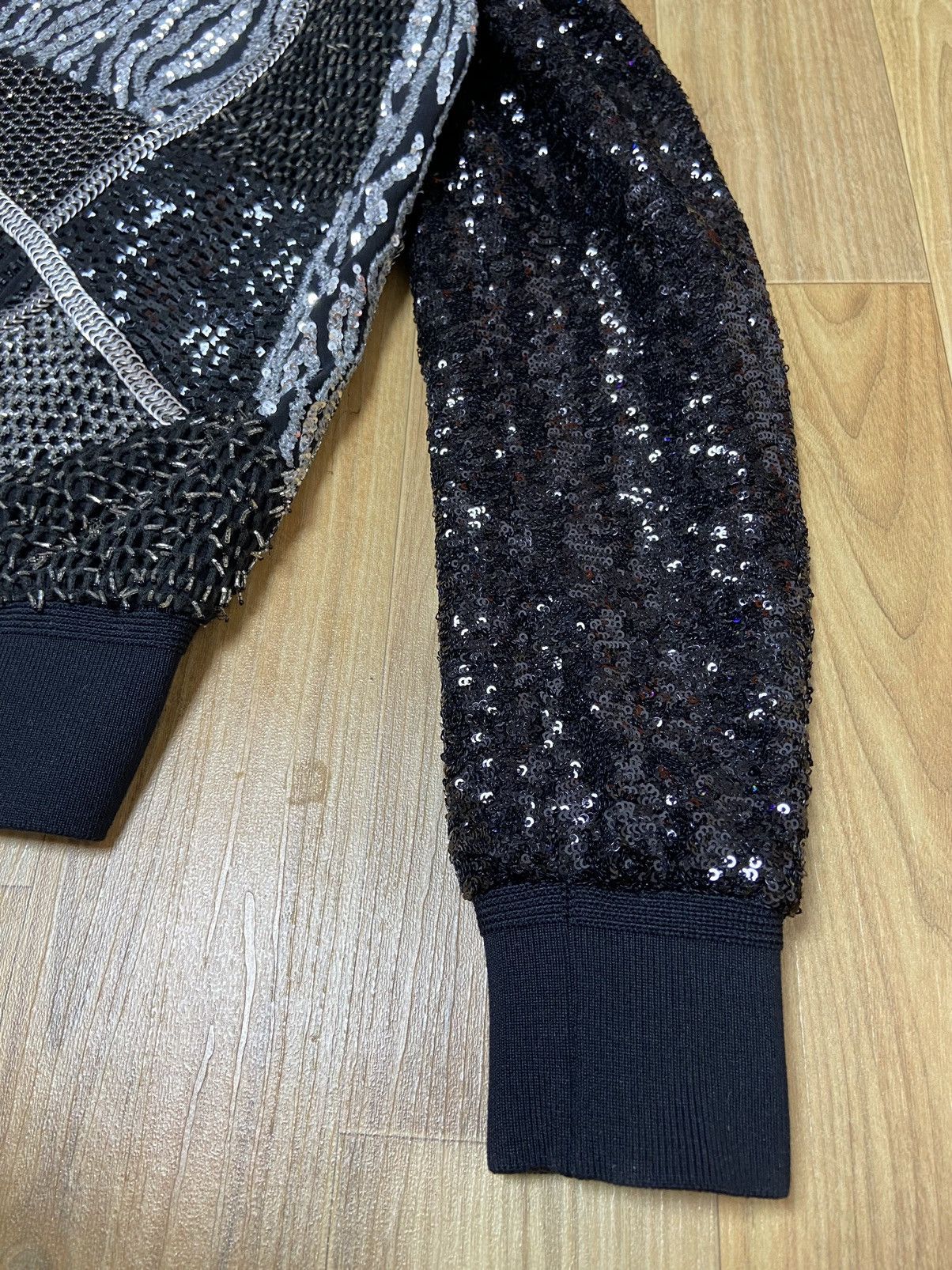 Saint Laurent Paris 1/? 46 Saint Laurent Patchwork sequin bomber jacket Size US M / EU 48-50 / 2 - 7 Thumbnail