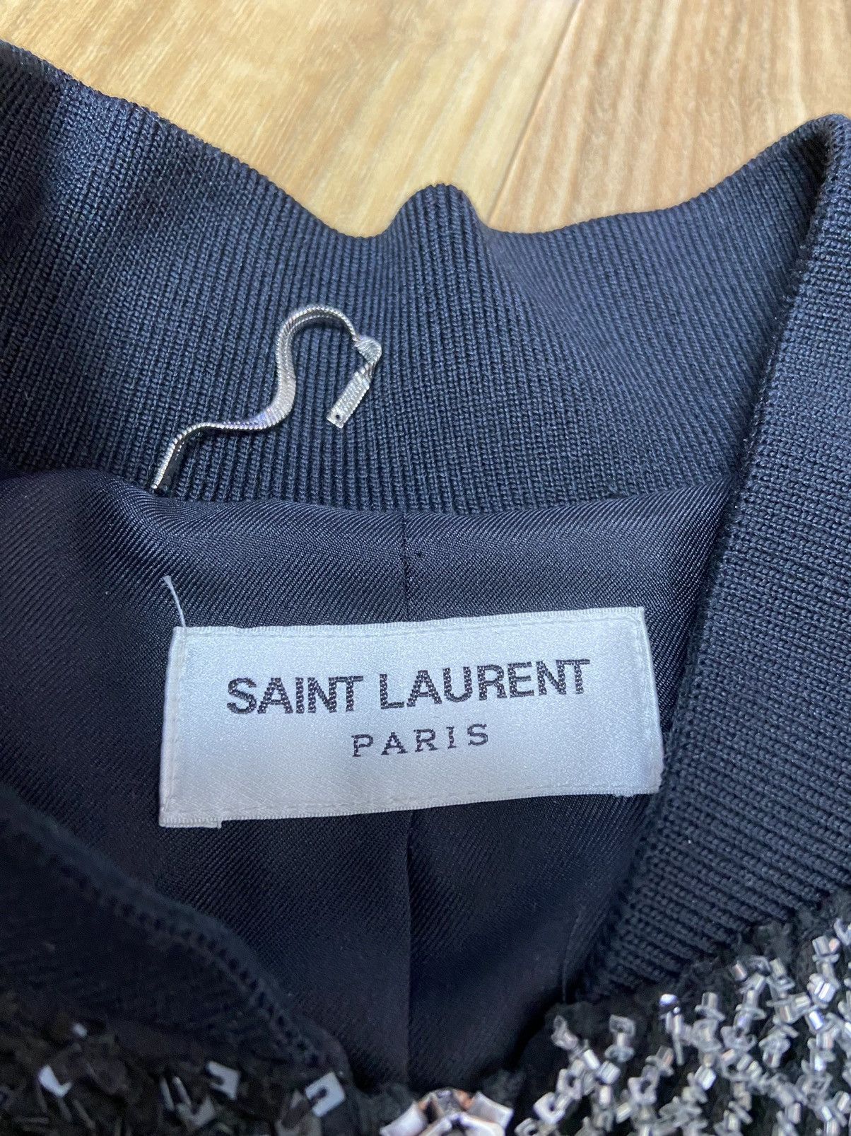 Saint Laurent Paris 1/? 46 Saint Laurent Patchwork sequin bomber jacket Size US M / EU 48-50 / 2 - 14 Thumbnail