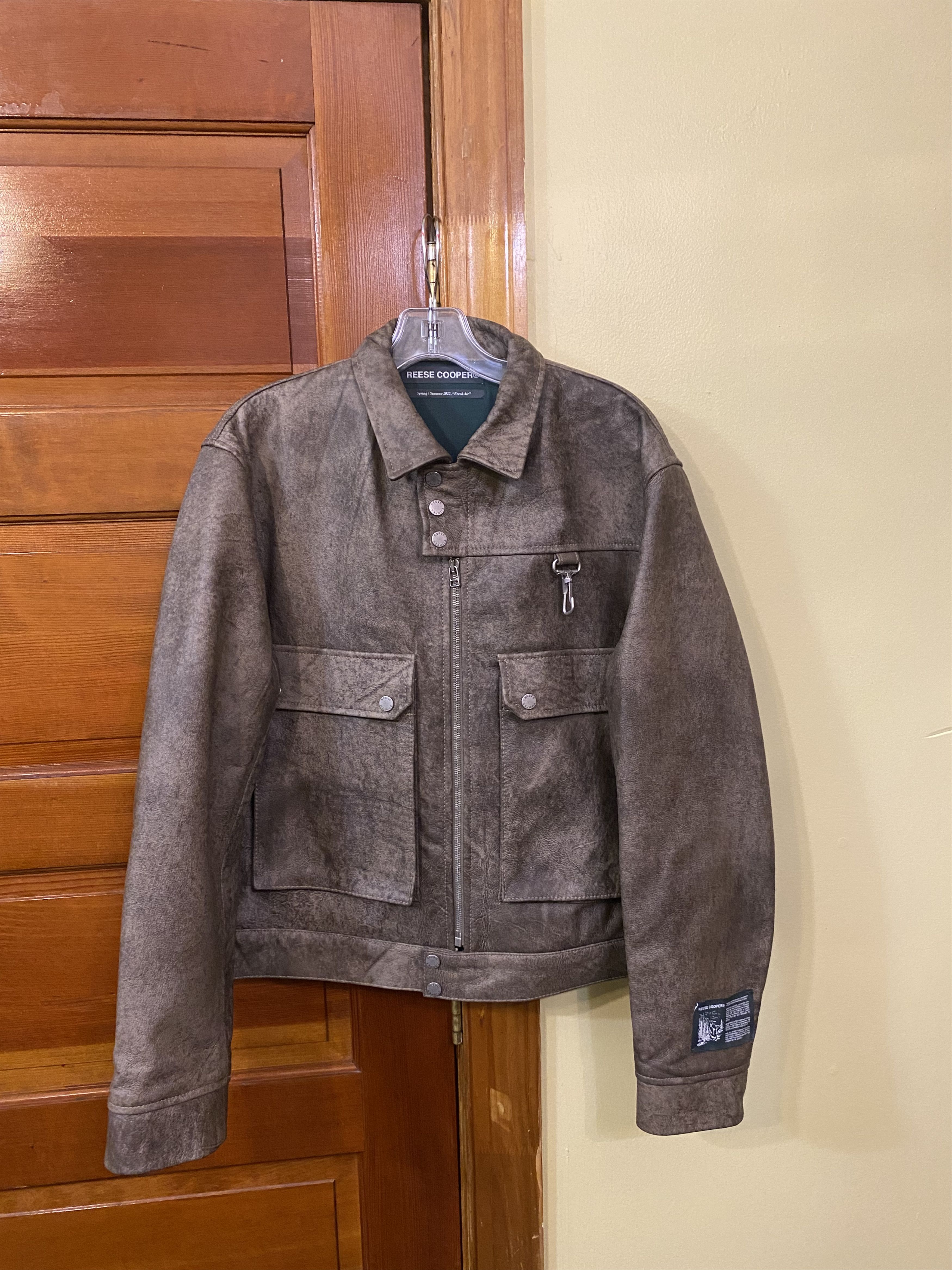 Reese Cooper RCI COMPASS LEATHER CARGO JACKET Size US L / EU 52-54 / 3 - 3 Thumbnail