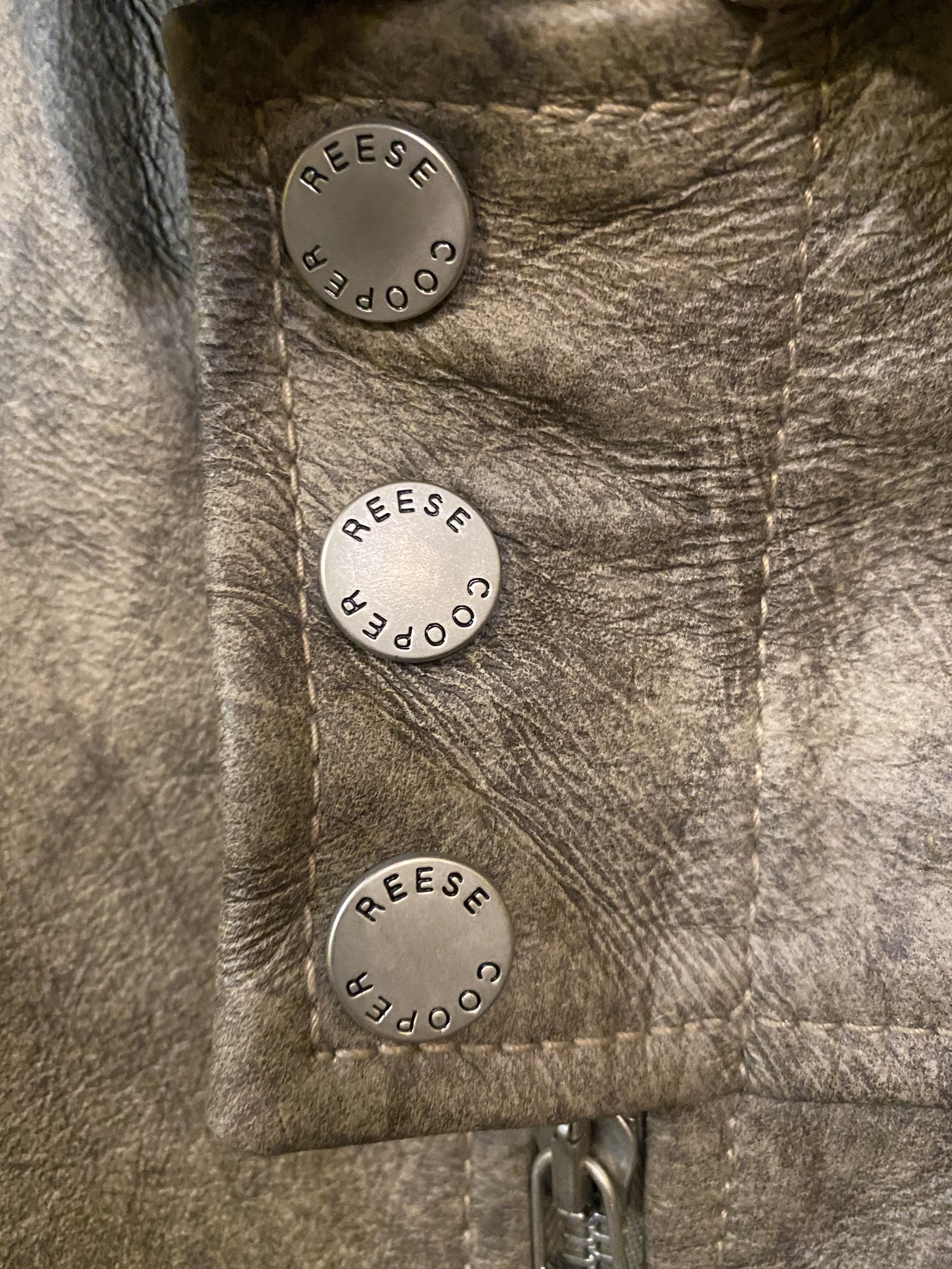 Reese Cooper RCI COMPASS LEATHER CARGO JACKET Size US L / EU 52-54 / 3 - 11 Thumbnail