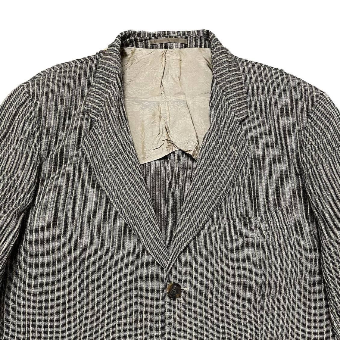 Hugo Boss Vintage Hugo Boss Hickory Striped Blazer Coat Size US M / EU 48-50 / 2 - 2 Thumbnail
