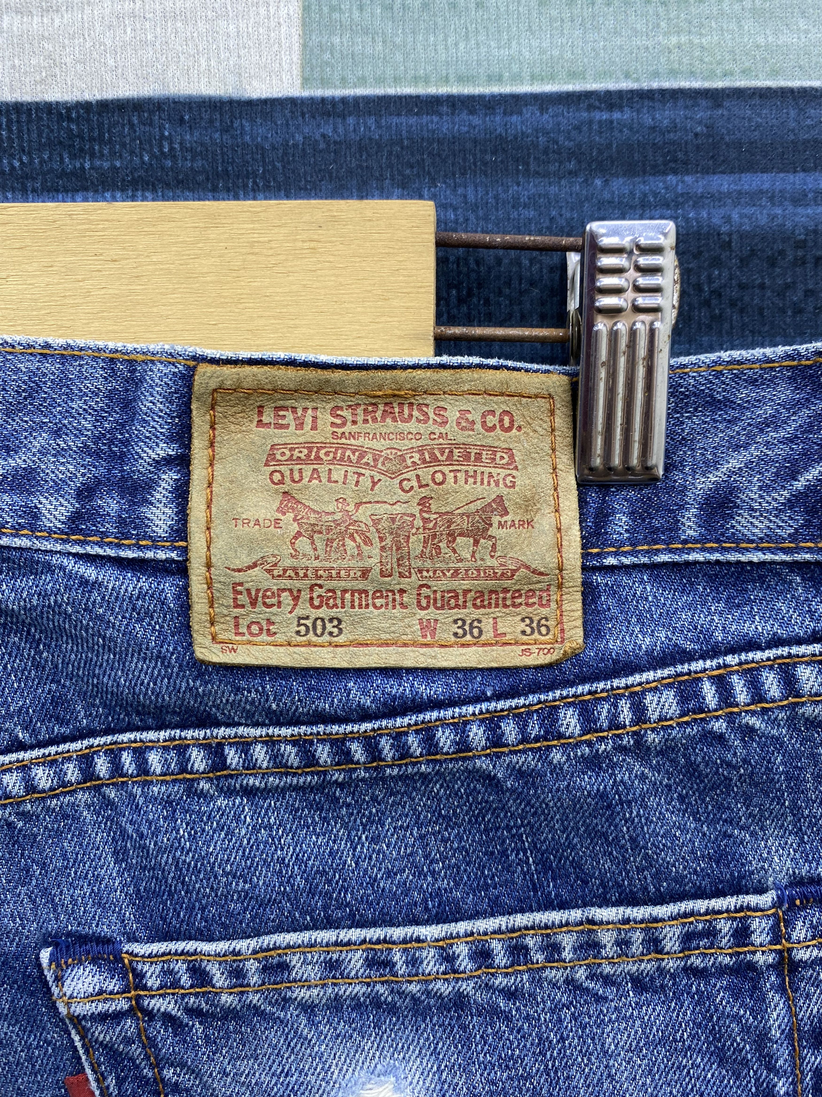 Levi's Vintage Levi's 503 Faded Blue Denim Jean Pant Size US 36 / EU 52 - 13 Thumbnail
