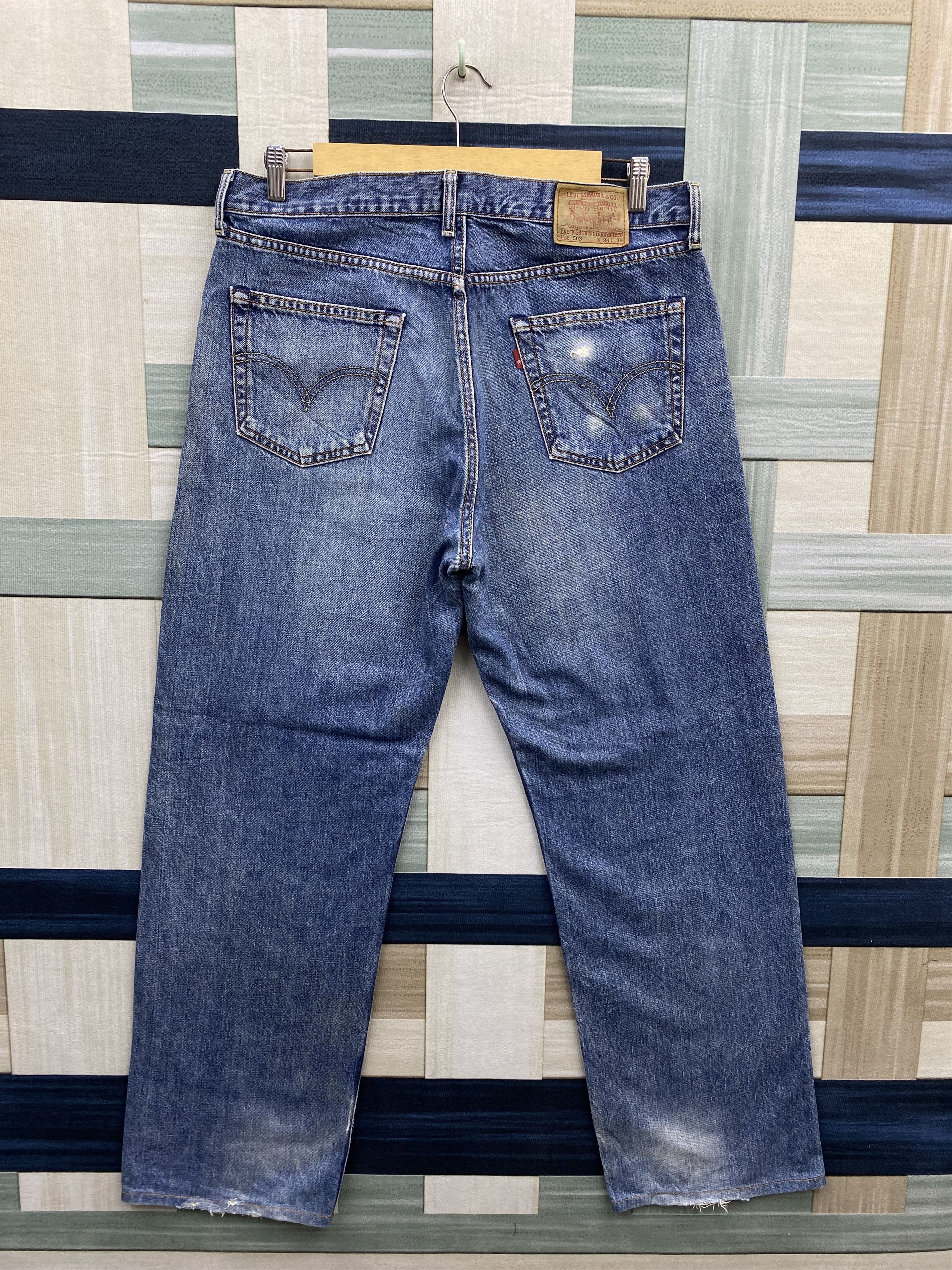 Levi's Vintage Levi's 503 Faded Blue Denim Jean Pant Size US 36 / EU 52 - 9 Thumbnail