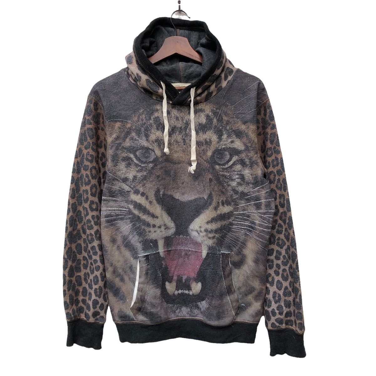 Japanese Brand JAPANESE BRAND 2#1 GRAFIK FULL PRINT LEOPARD SWEATHIRT Size US M / EU 48-50 / 2 - 2 Thumbnail