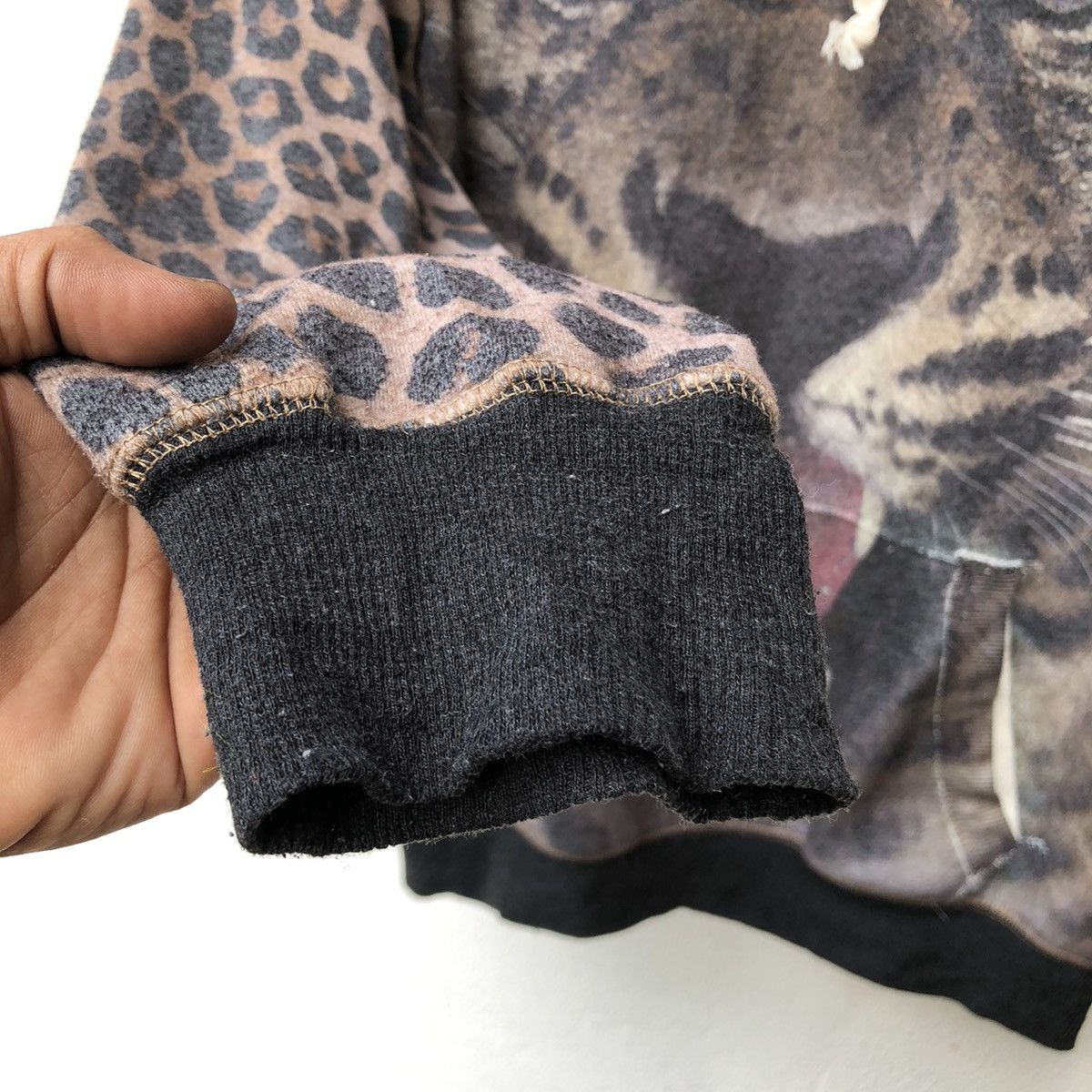 Japanese Brand JAPANESE BRAND 2#1 GRAFIK FULL PRINT LEOPARD SWEATHIRT Size US M / EU 48-50 / 2 - 8 Thumbnail