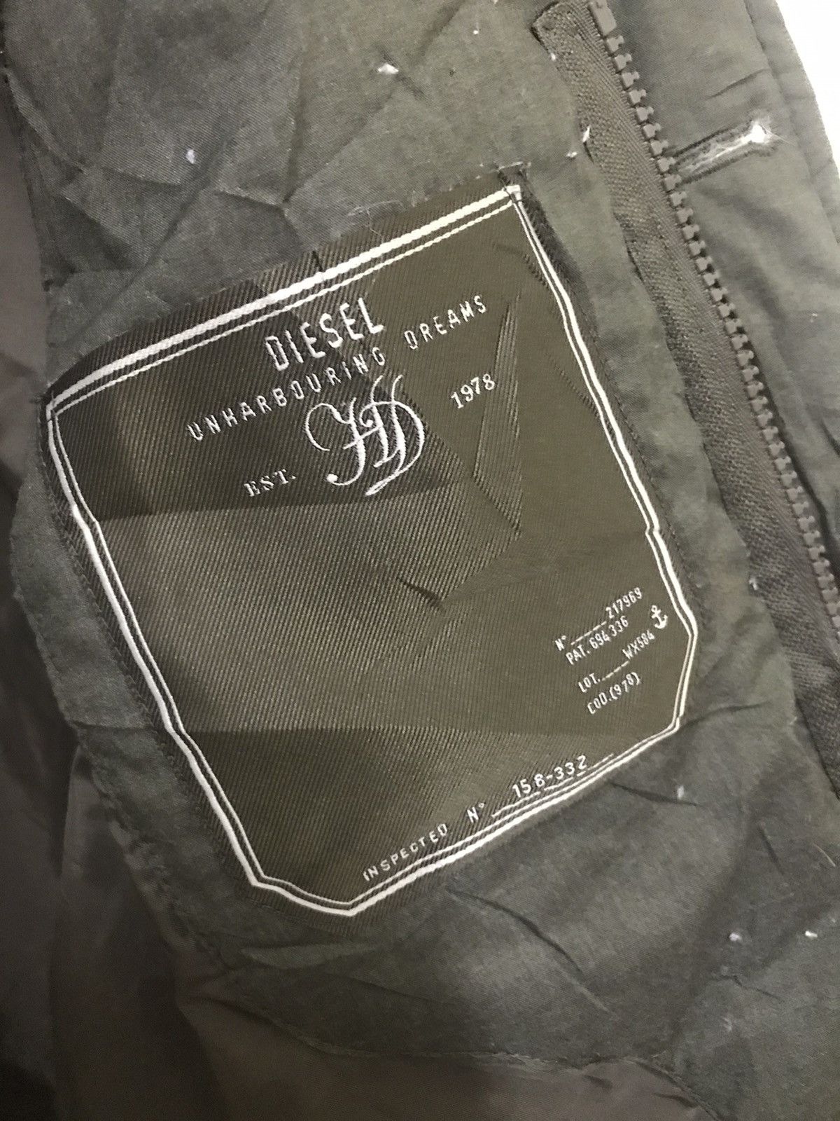 Diesel × Vintage Vintage Diesel Hoodie Puffer Jacket Size US M / EU 48-50 / 2 - 9 Thumbnail