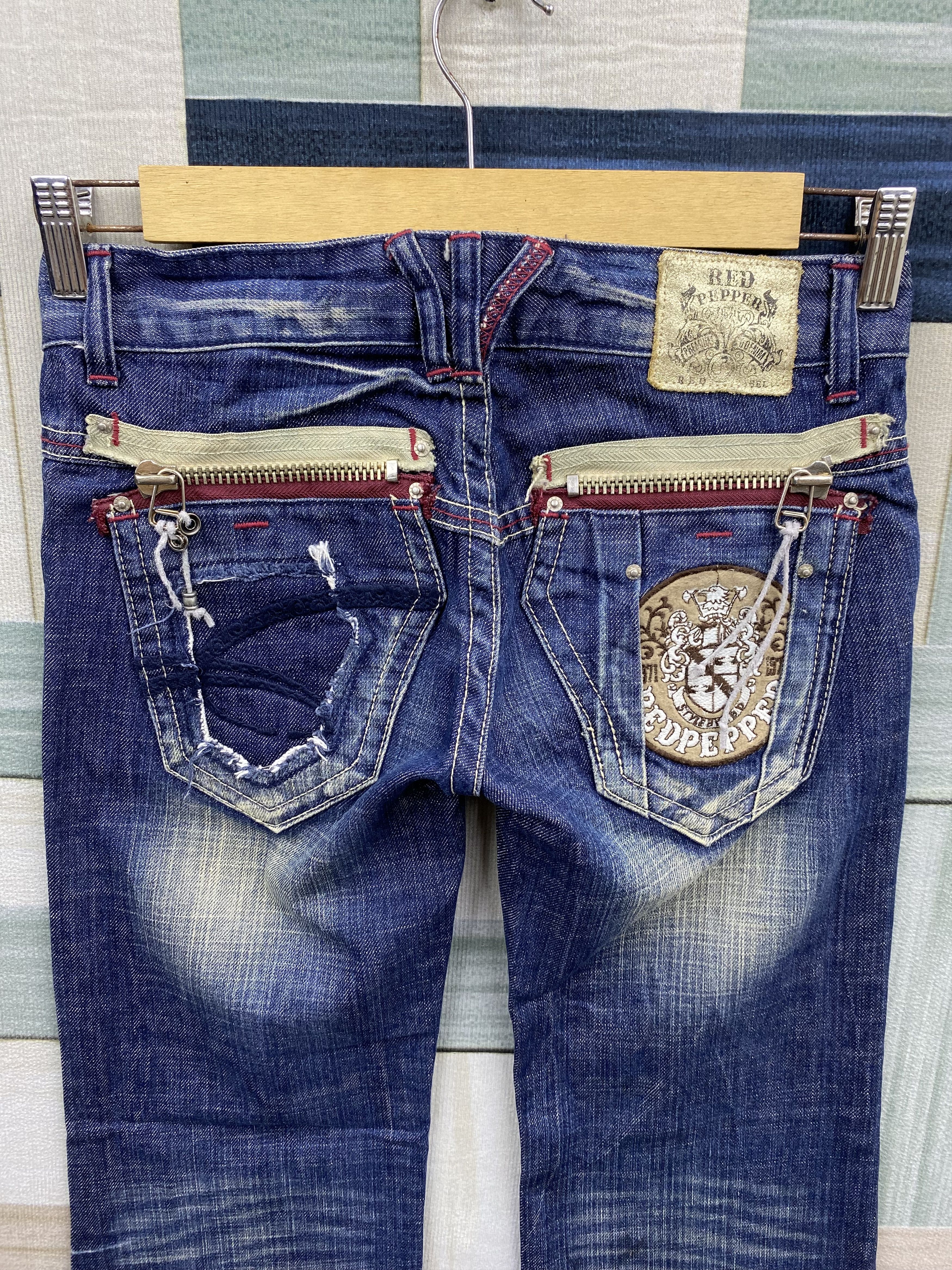 Japanese Brand Japanese Brand Red Pepper Wide Leg Denim Jean Size 29" - 4 Thumbnail