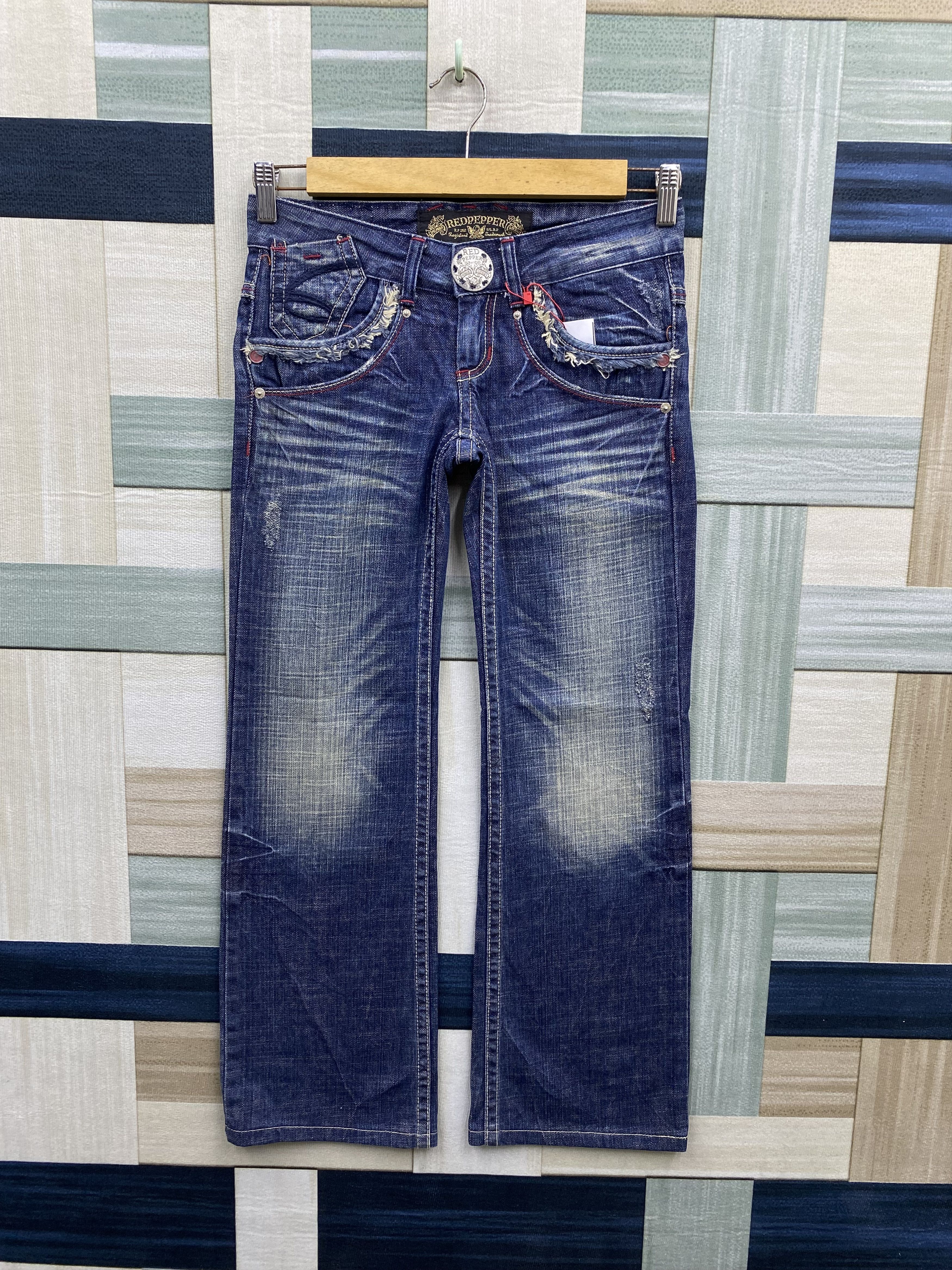 Japanese Brand Japanese Brand Red Pepper Wide Leg Denim Jean Size 29" - 1 Thumbnail