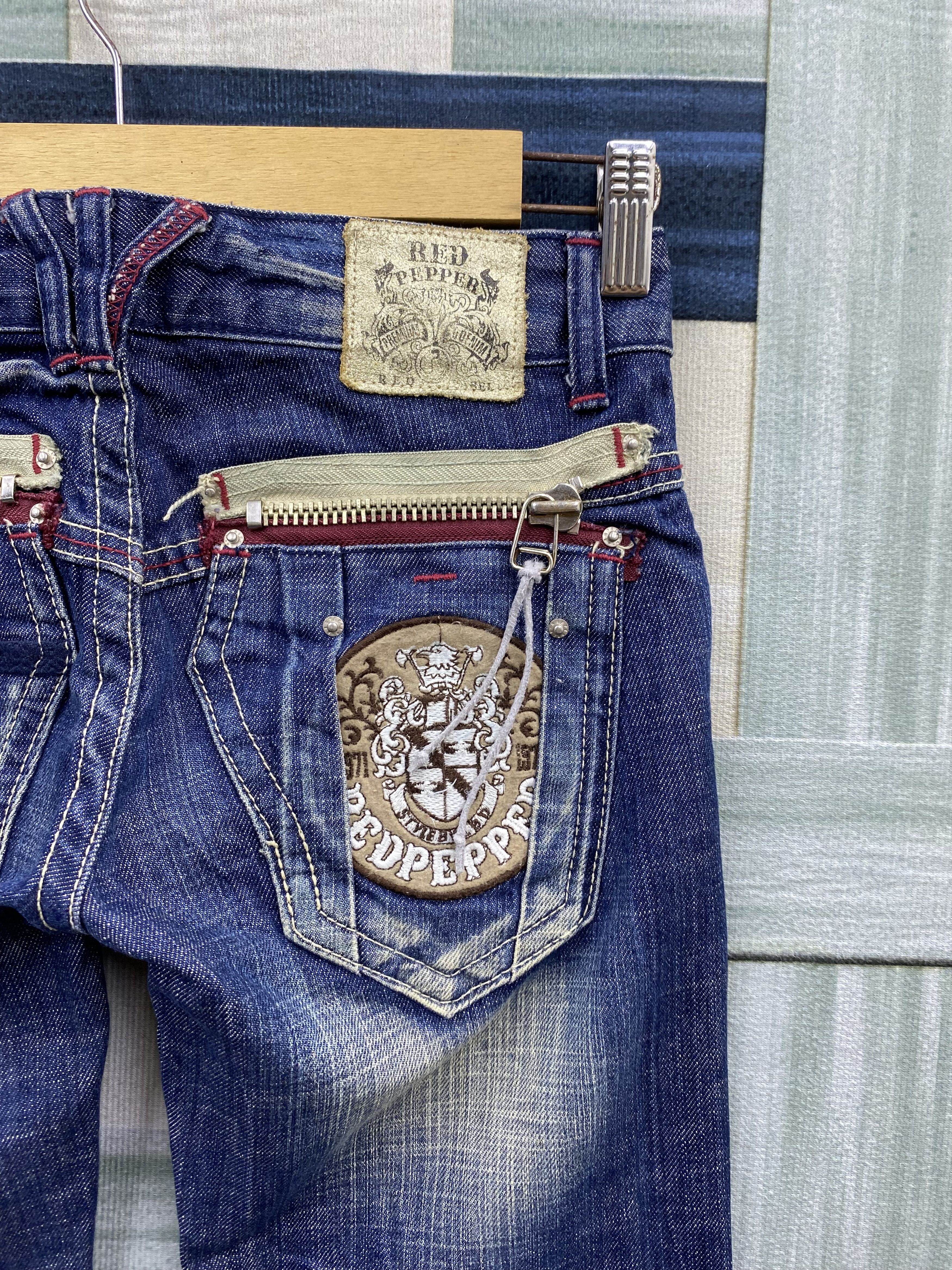 Japanese Brand Japanese Brand Red Pepper Wide Leg Denim Jean Size 29" - 8 Thumbnail