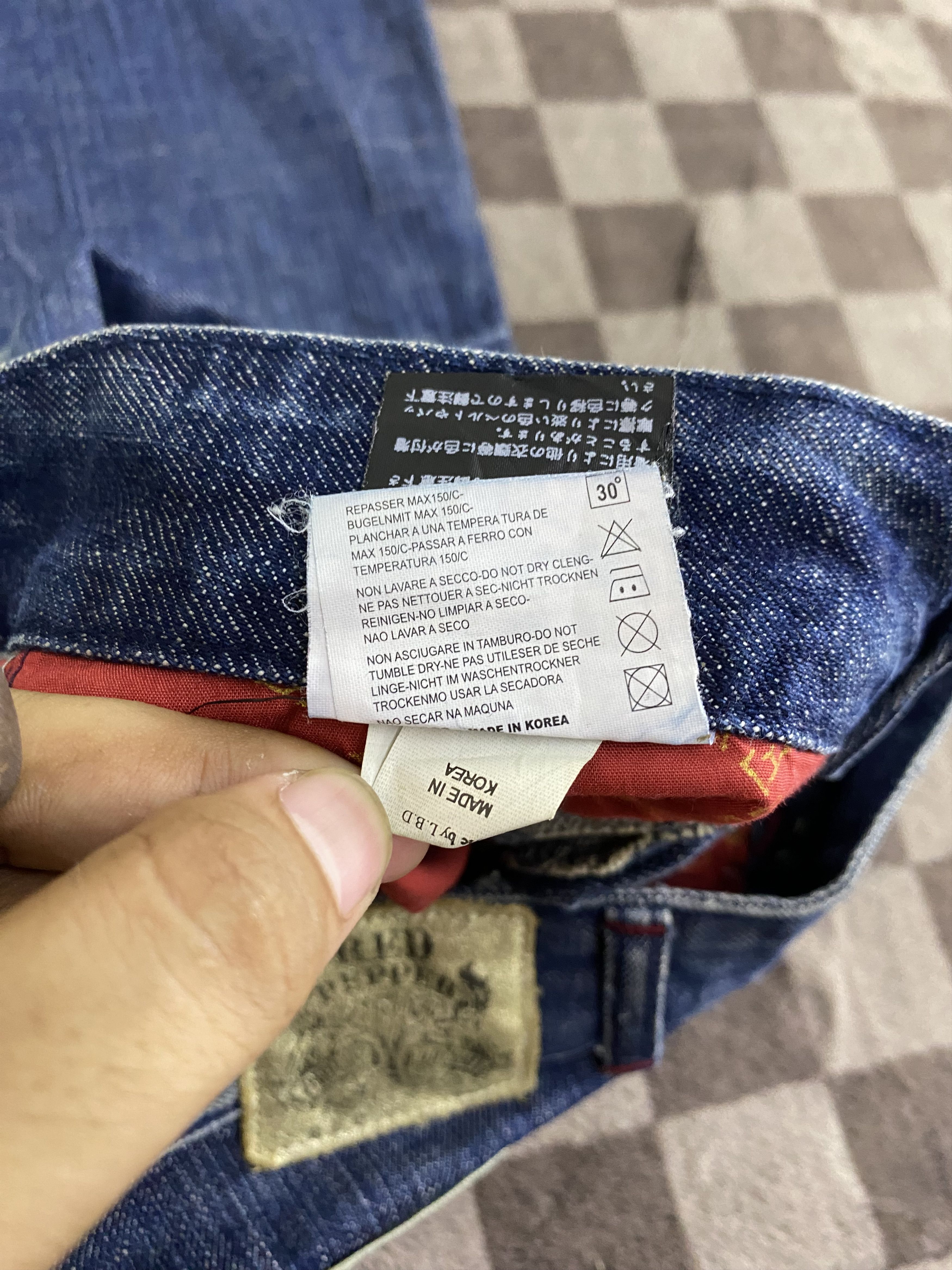 Japanese Brand Japanese Brand Red Pepper Wide Leg Denim Jean Size 29" - 20 Thumbnail