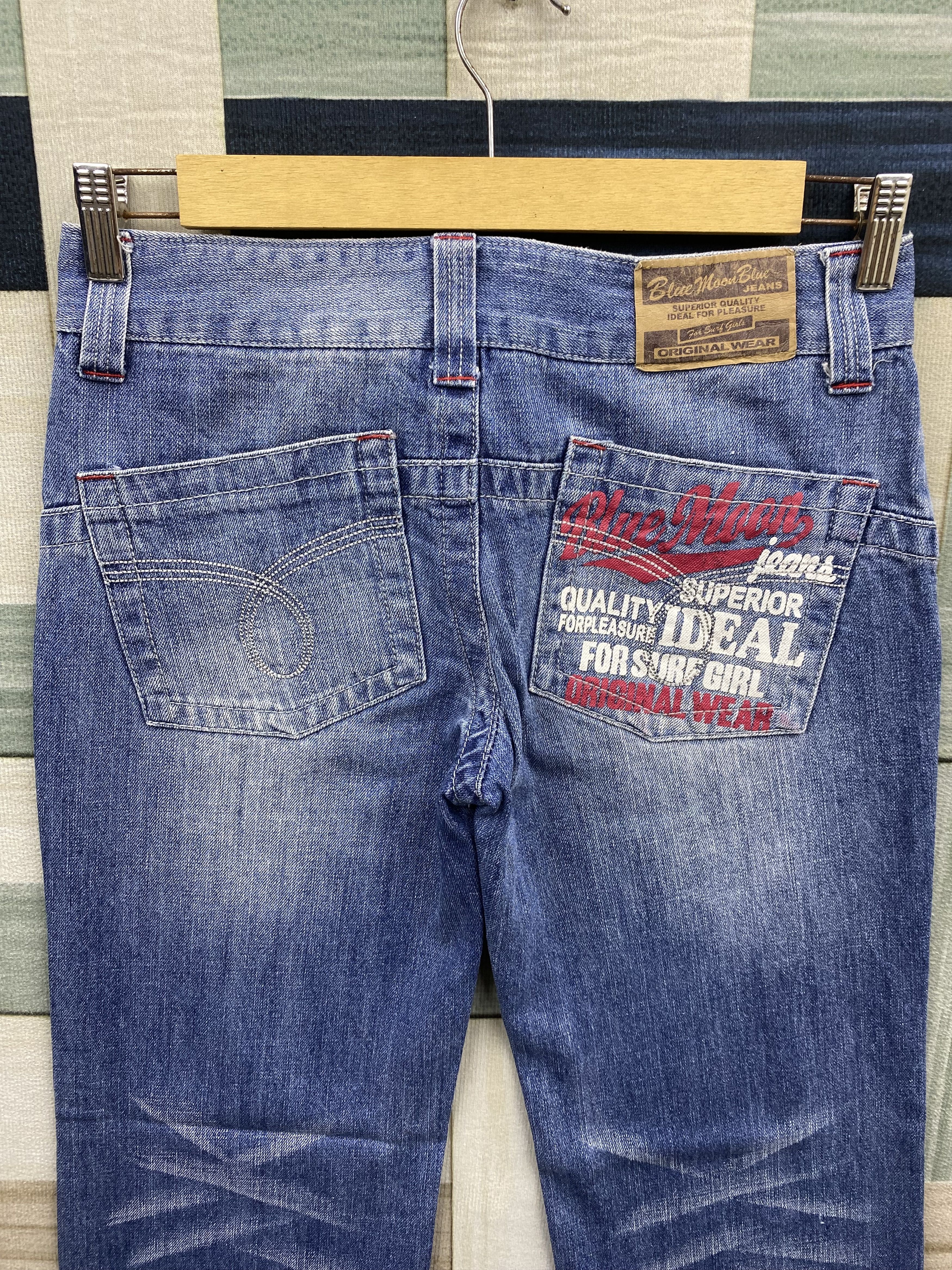 Japanese Brand × Vintage Japanese Brand Blue Moon Blue Denim Jean Size US 30 / EU 46 - 4 Thumbnail
