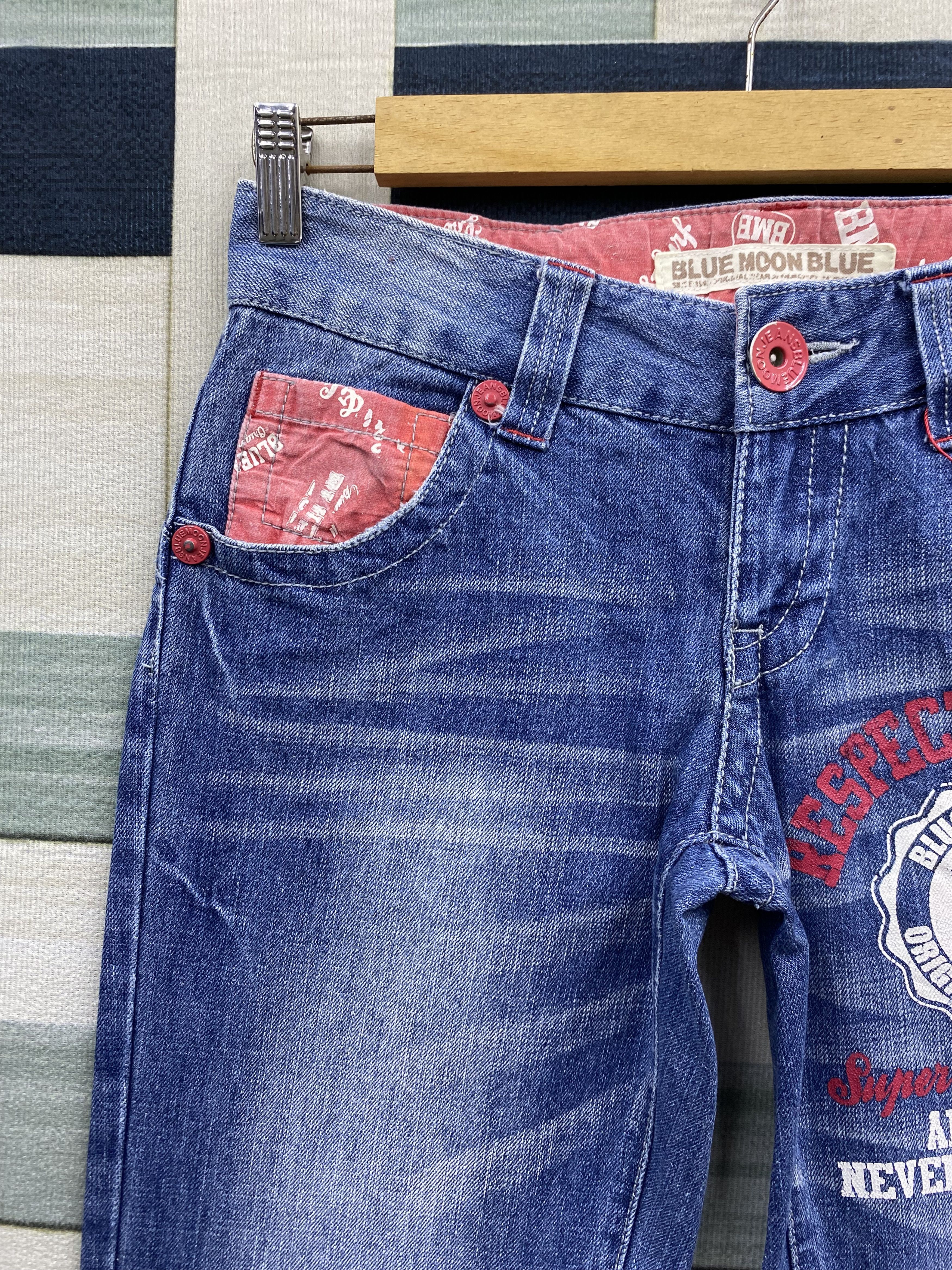 Japanese Brand × Vintage Japanese Brand Blue Moon Blue Denim Jean Size US 30 / EU 46 - 6 Thumbnail